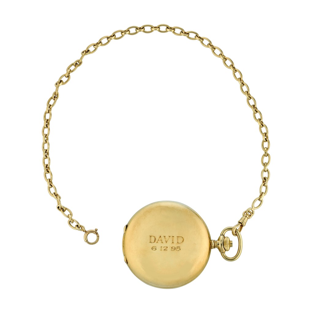 TIFFANY & CO. GOLD POCKET WATCH WITH CHAIN, Christie’s