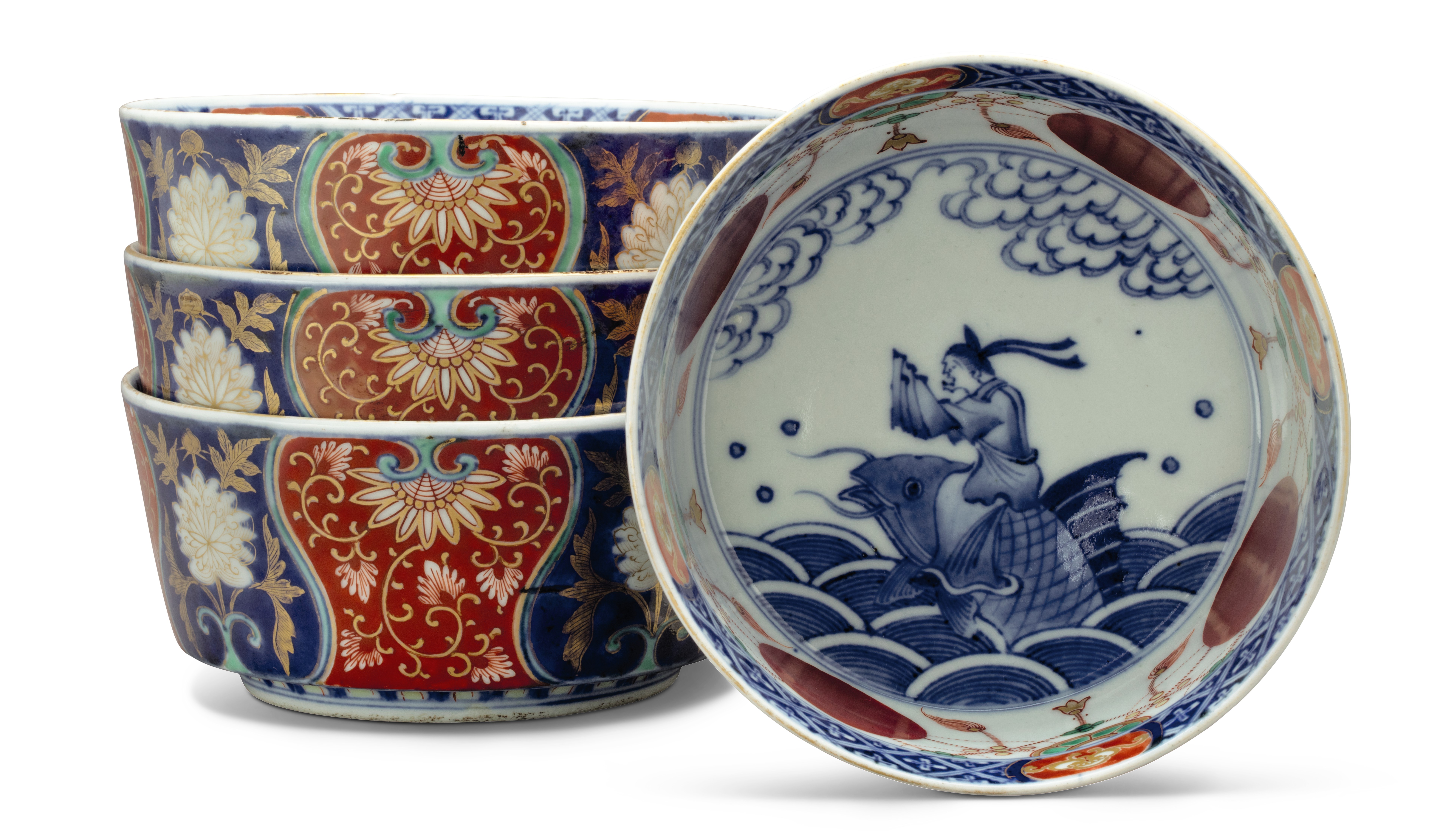 FOUR JAPANESE BOWLS, EDO PERIOD, 19TH CENTURY Christie’s
