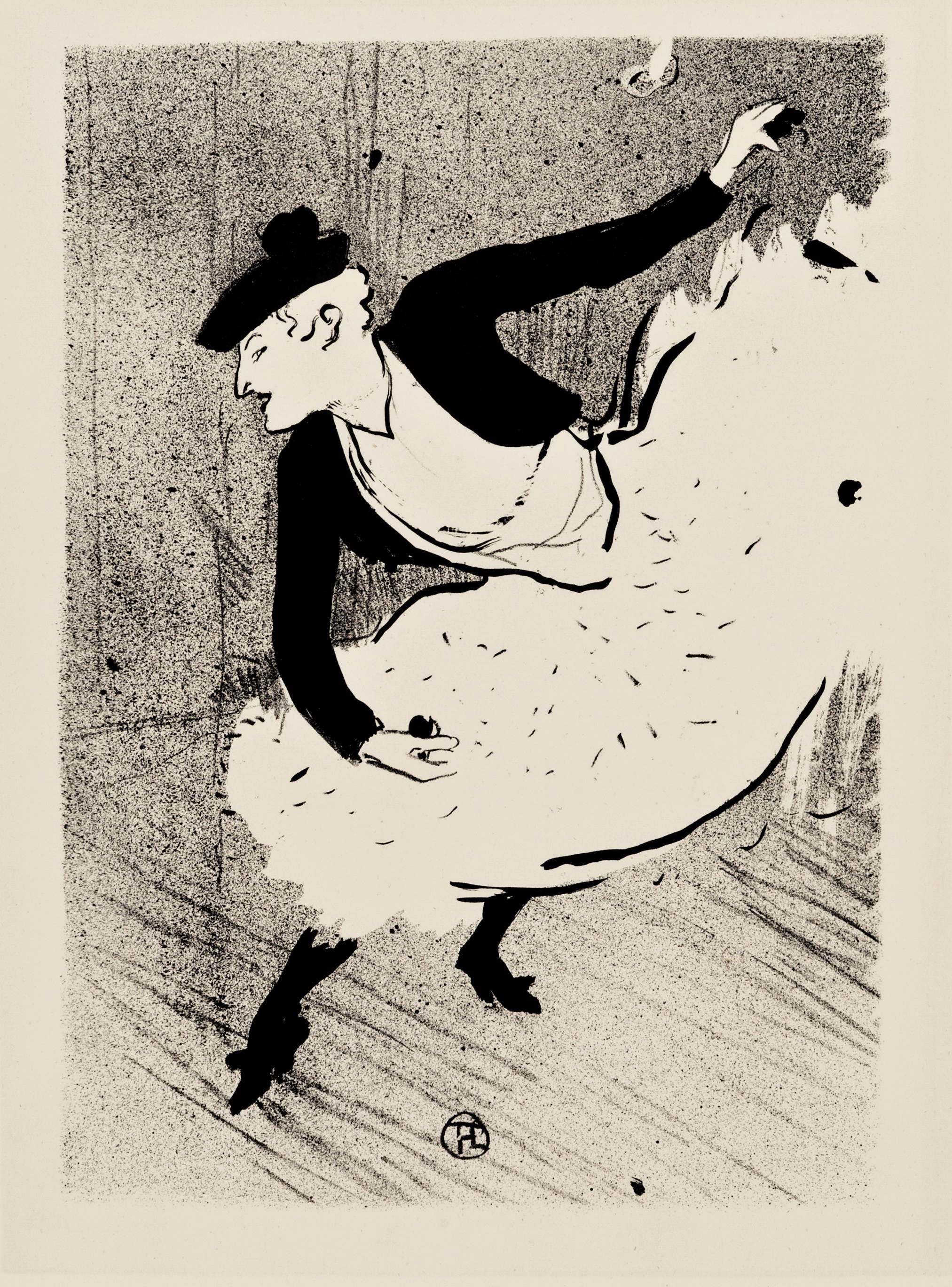 HENRI DE TOULOUSE-LAUTREC (1864-1901), Jane Avril, from Le Café