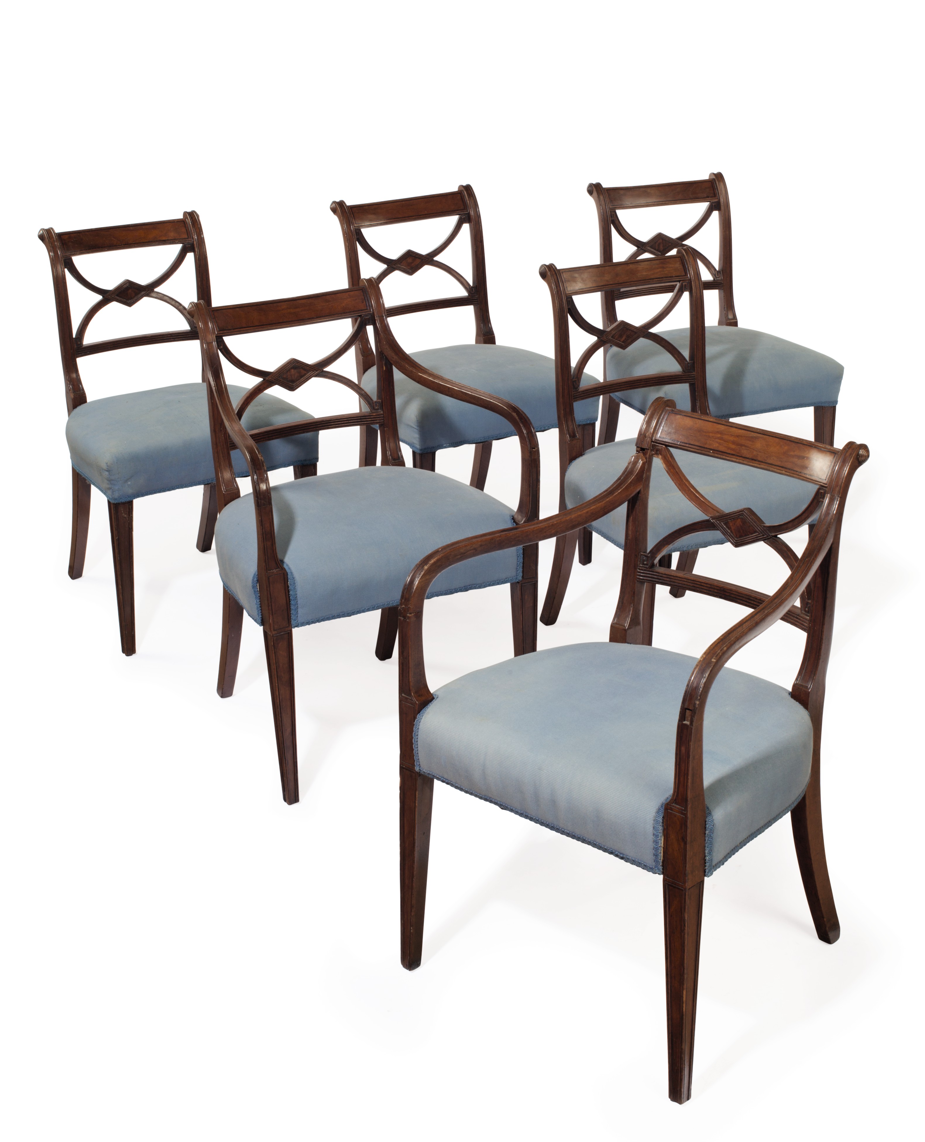 Regency mahogany dining chairs outlet