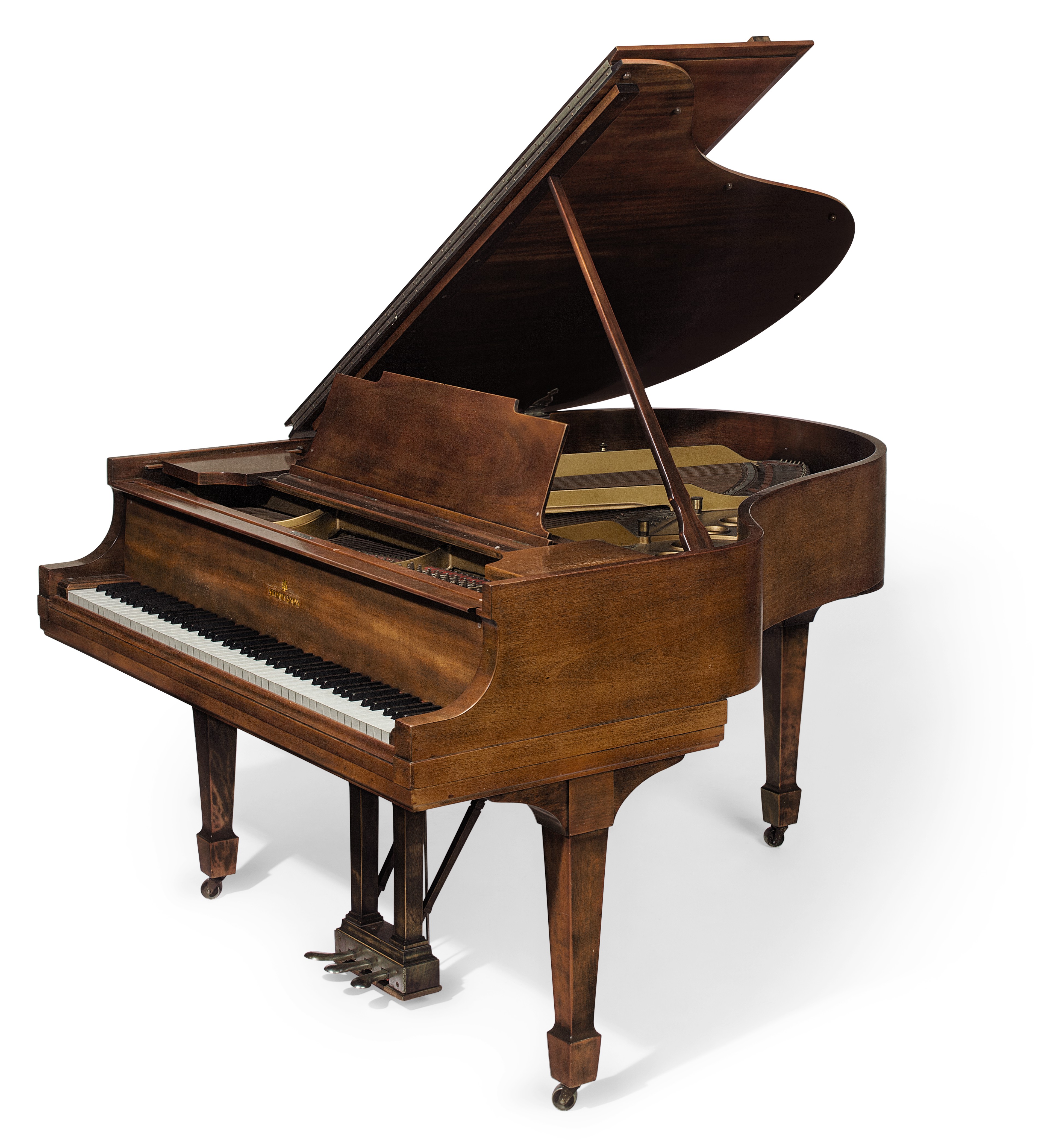 A Steinway & Sons (est. 1853) ‘Model M’ grand piano, New York, 1924. Estimate: $40,000-60,000. This lot is offered in The Exceptional Sale on 20 April 2018  at Christie’s in New York