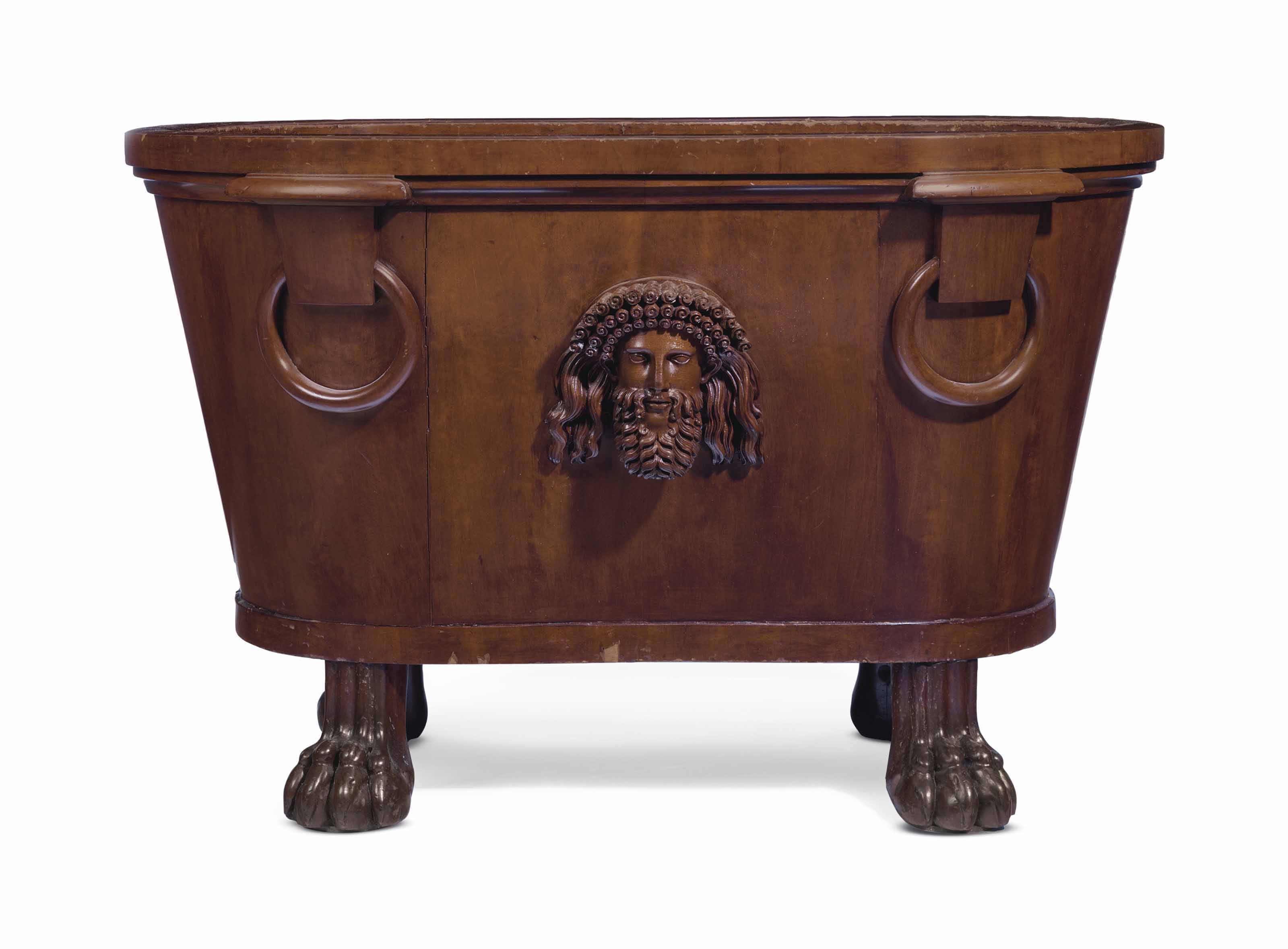 A George Iv Mahogany Wine Cooler In The Manner Of Thomas Hope