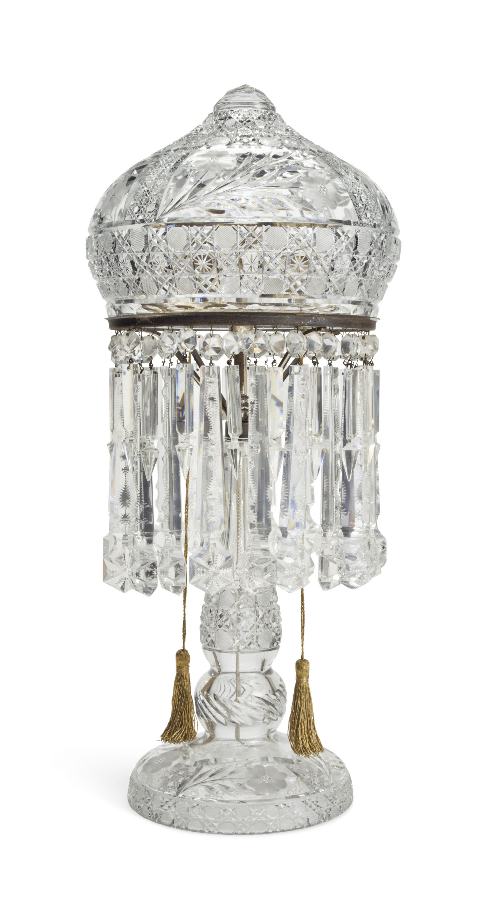 An American Brilliant Cut Glass Table Lamp Circa 1920 Lamp Furniture Lighting Christie S