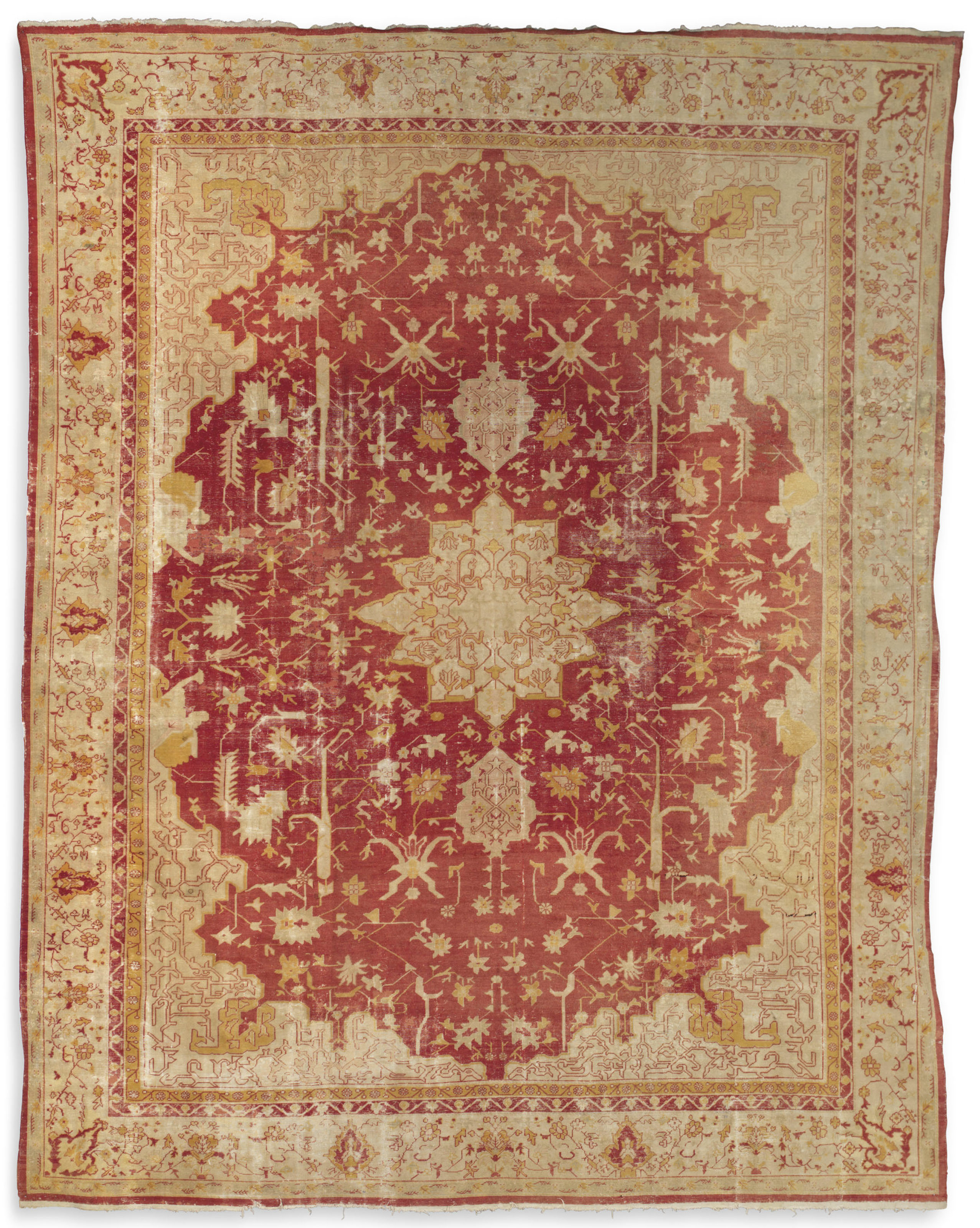 AN USHAK CARPET , WEST ANATOLIA, CIRCA 1920 Christie's