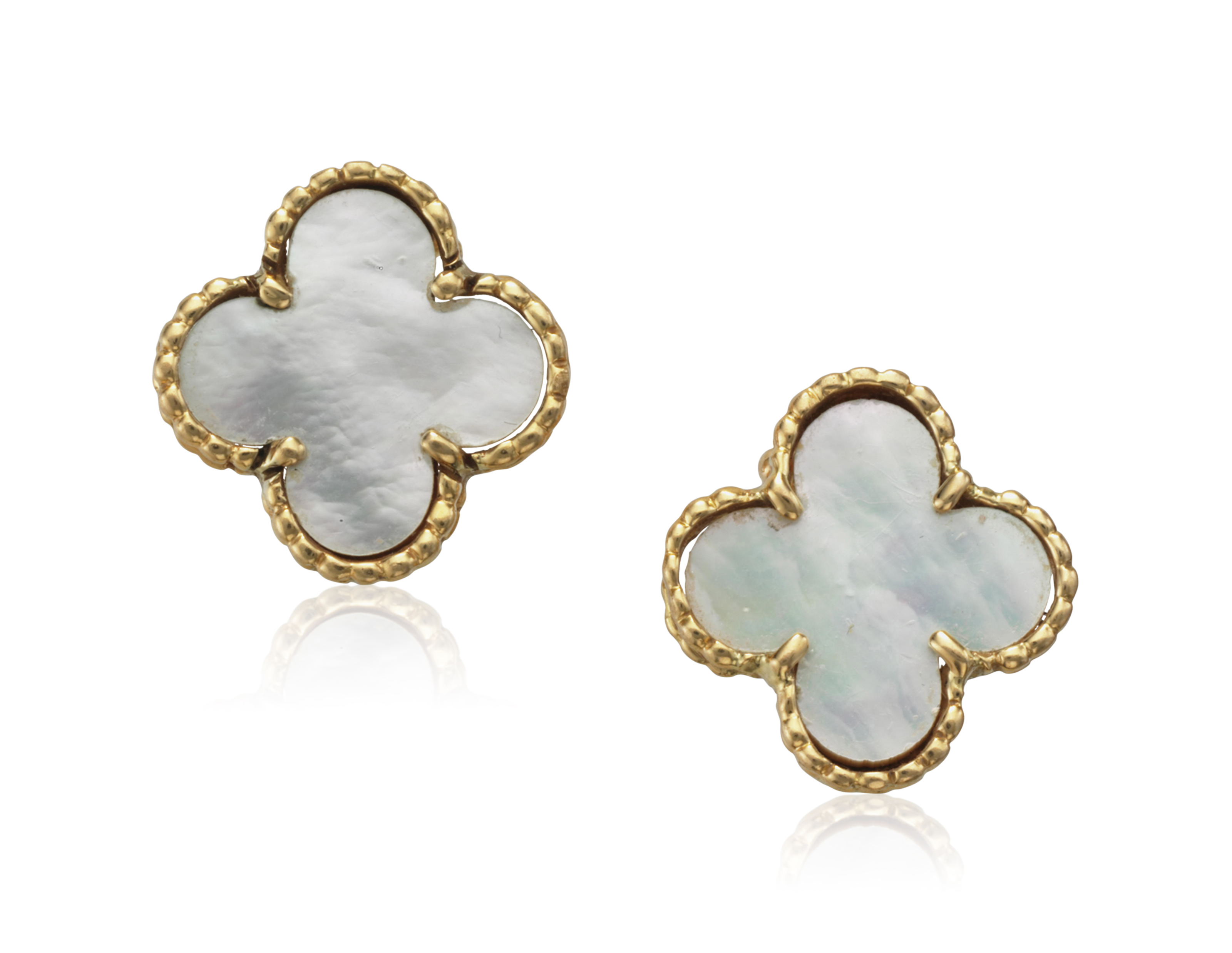 VAN CLEEF & ARPELS 'VINTAGE ALHAMBRA' EARRINGS, | Christie’s