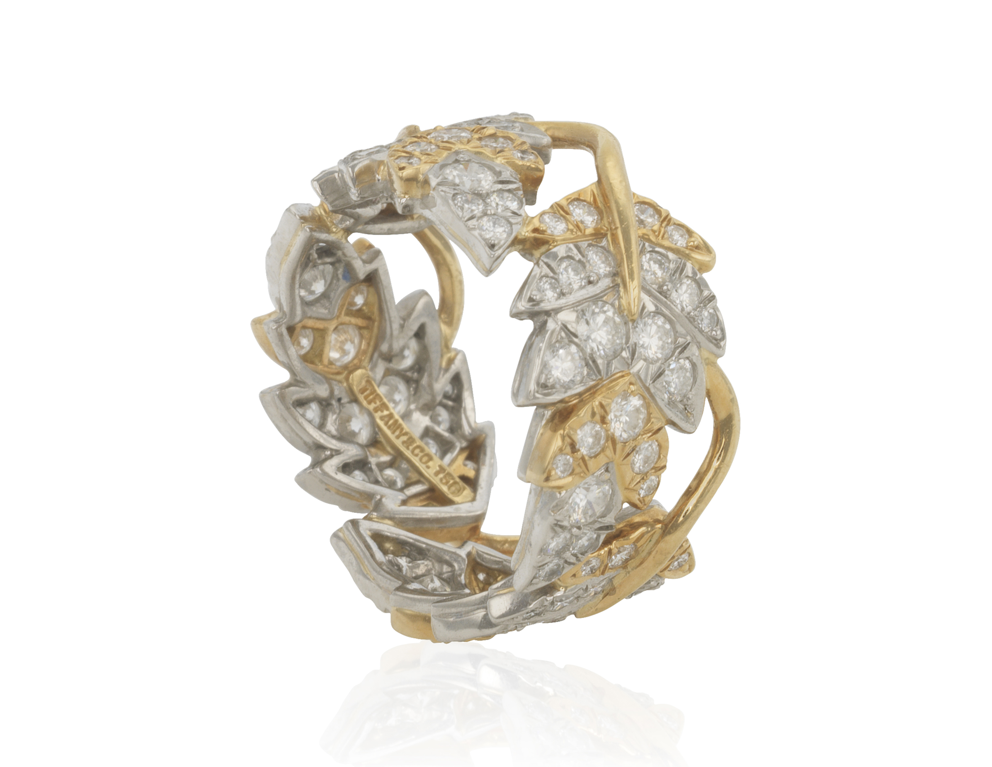 TIFFANY & CO. SCHLUMBERGER DIAMOND FOLIATE BAND RING ... (3200 x 2476 Pixel)