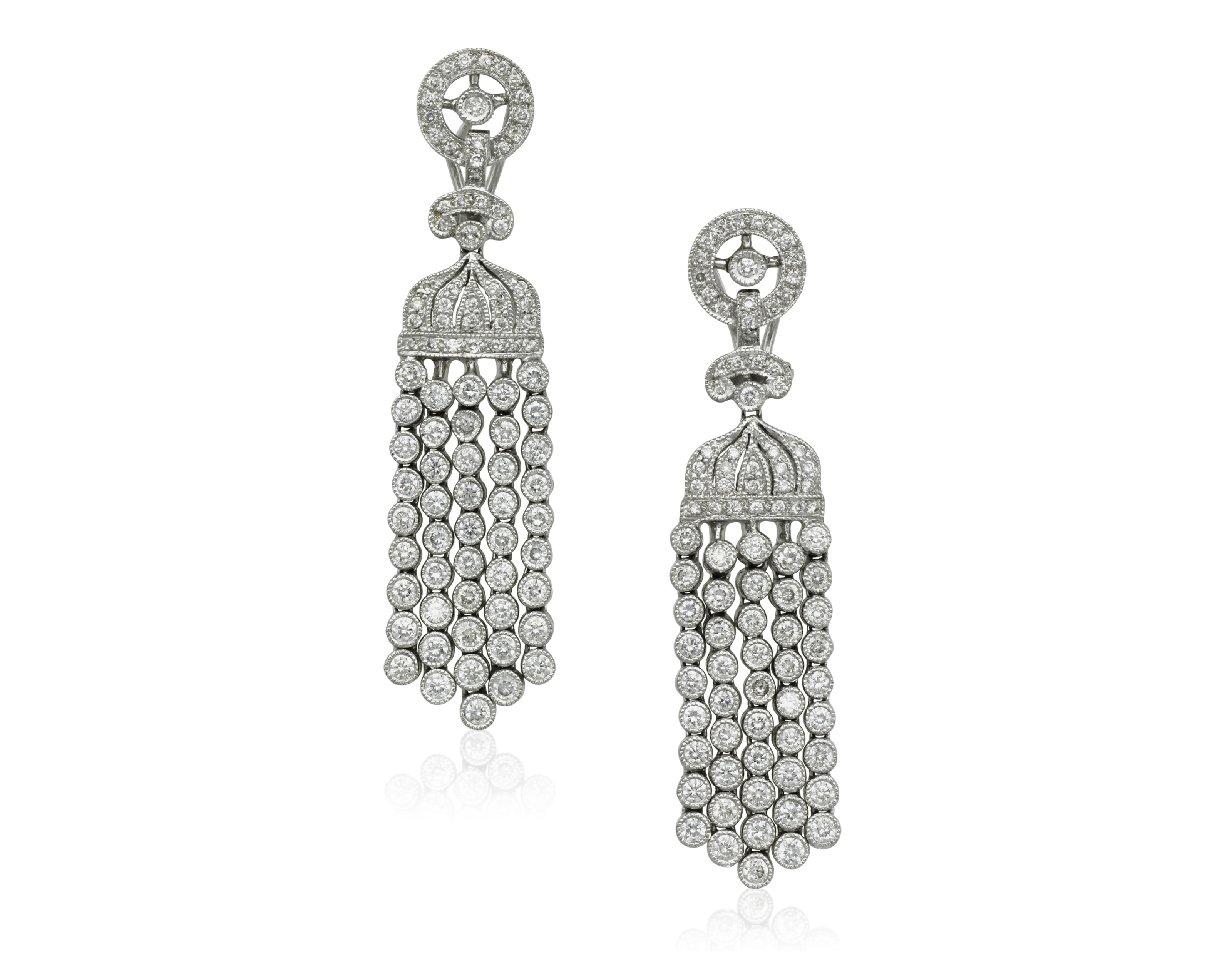 DIAMOND TASSEL EARRINGS, Christie’s
