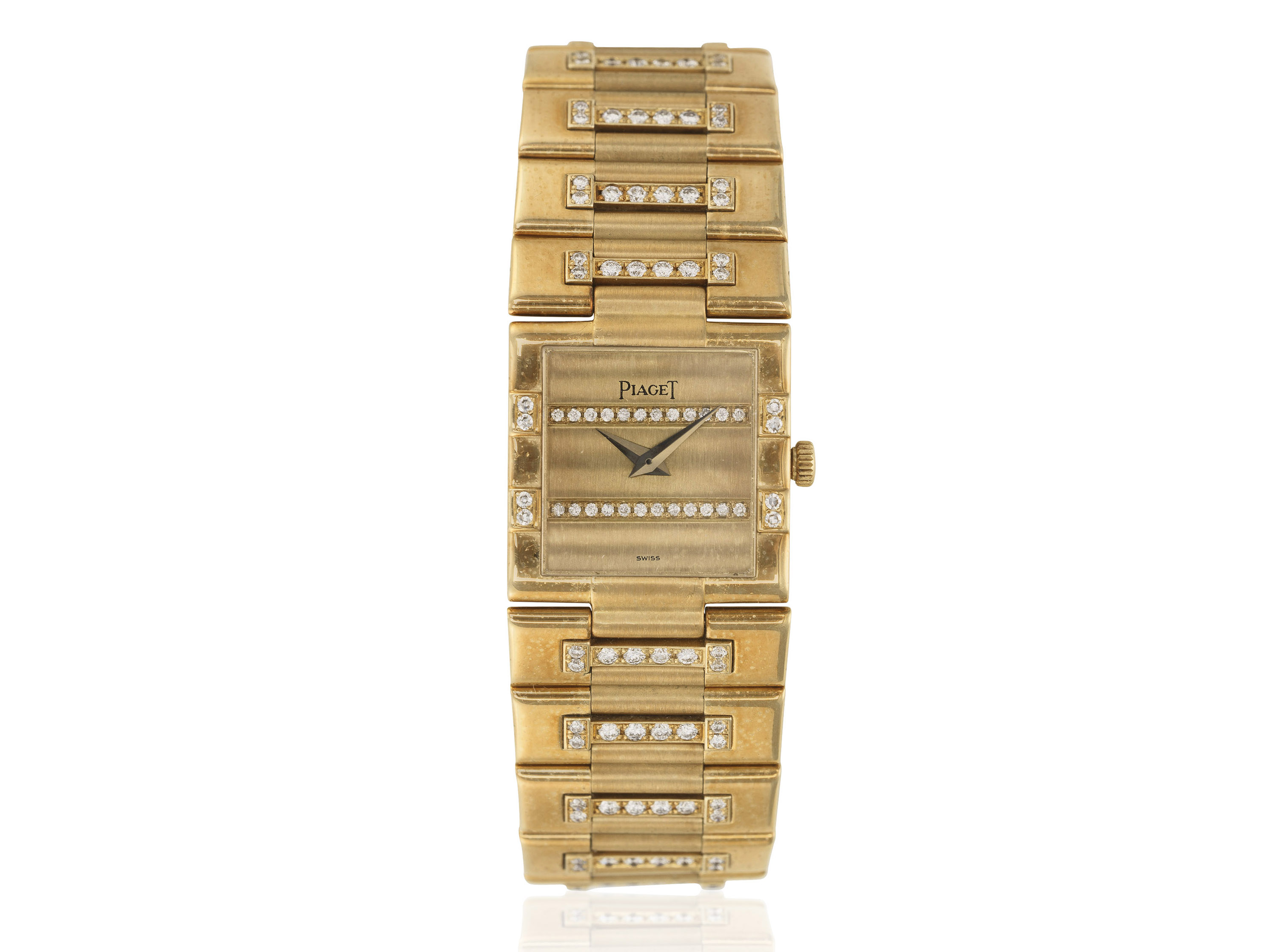 PIAGET DIAMOND SET GOLD WATCH, | Christie’s