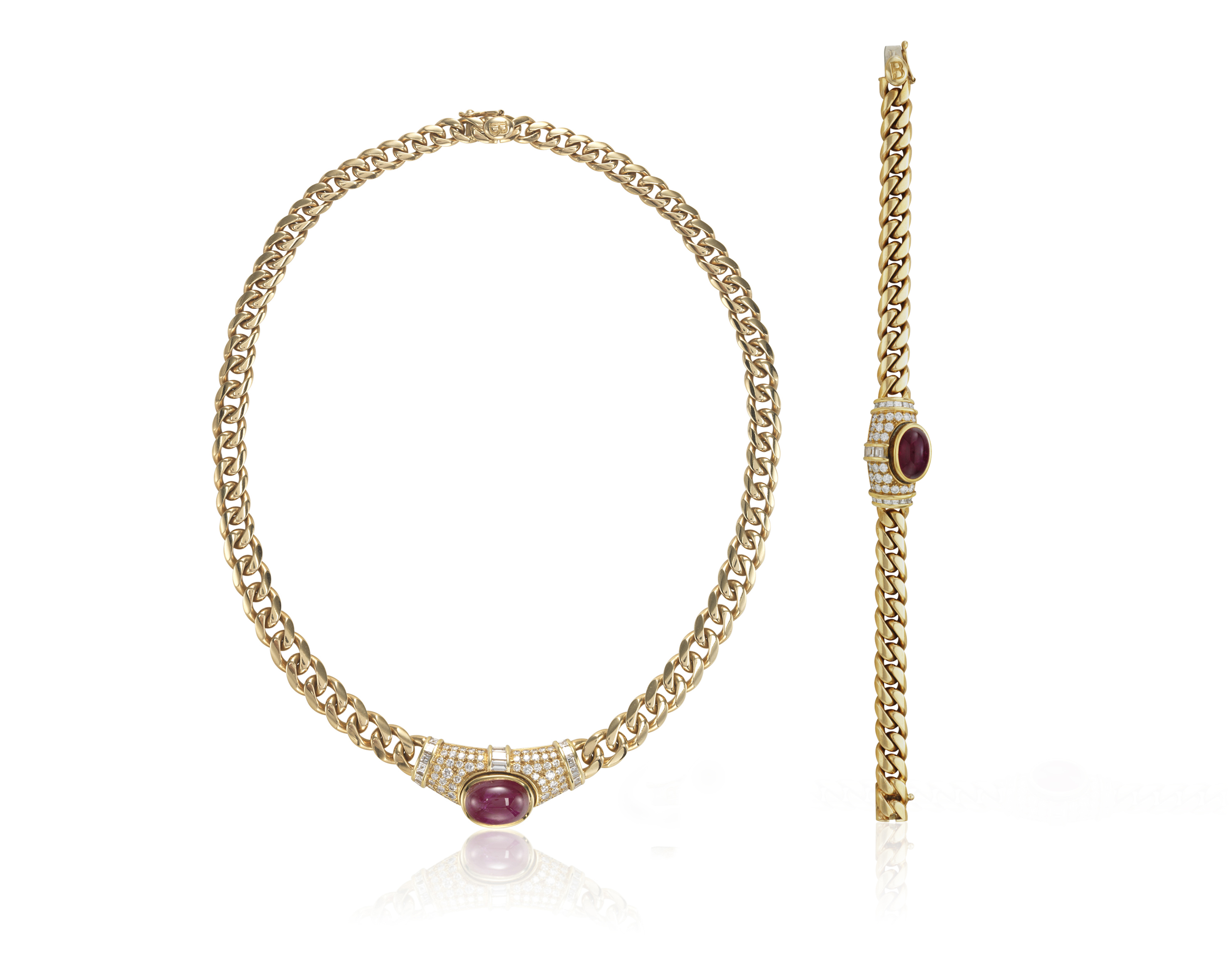 Bulgari ruby necklace outlet