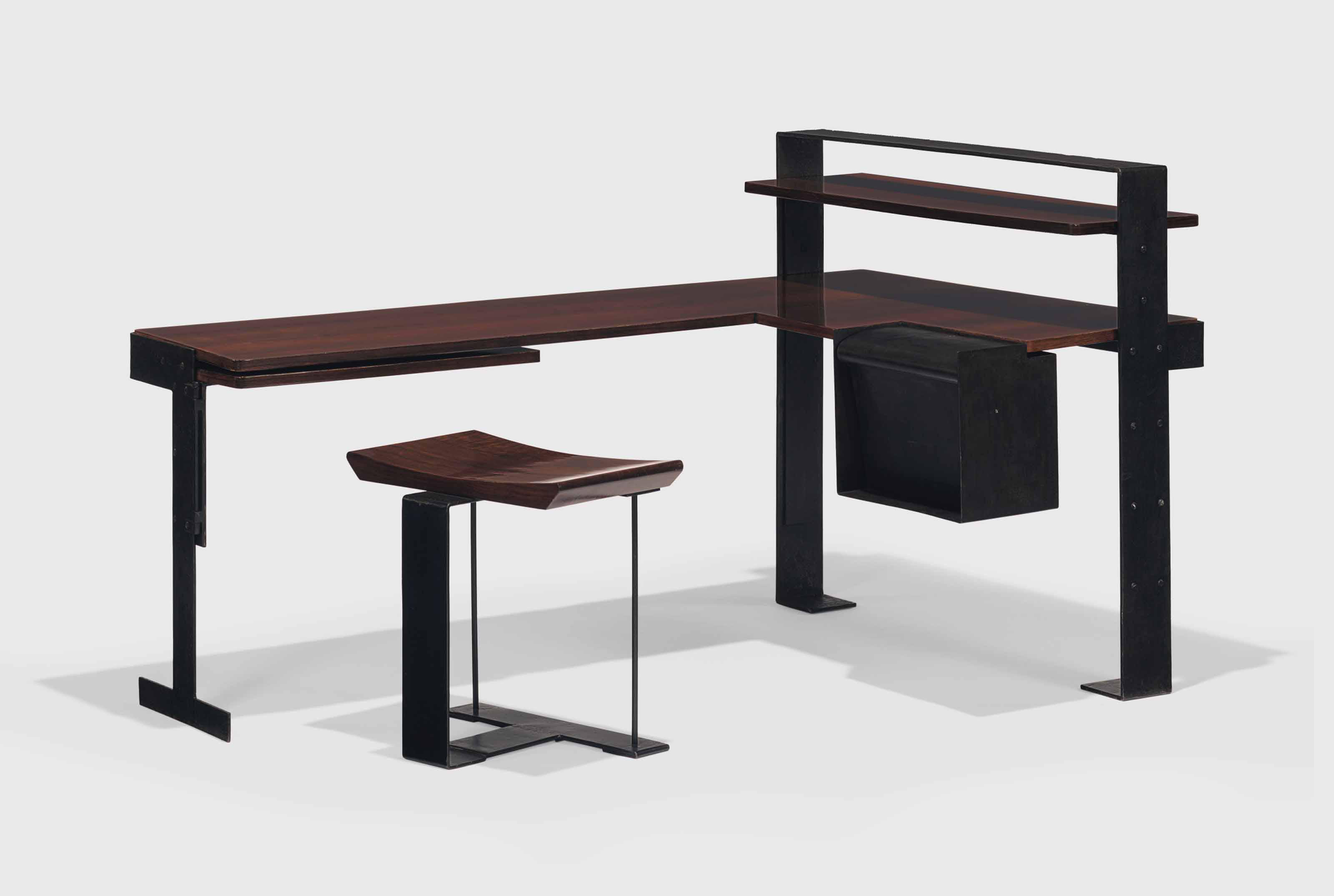 Pierre Chareau 1883 1950 A Desk And Stool Model Mb 405