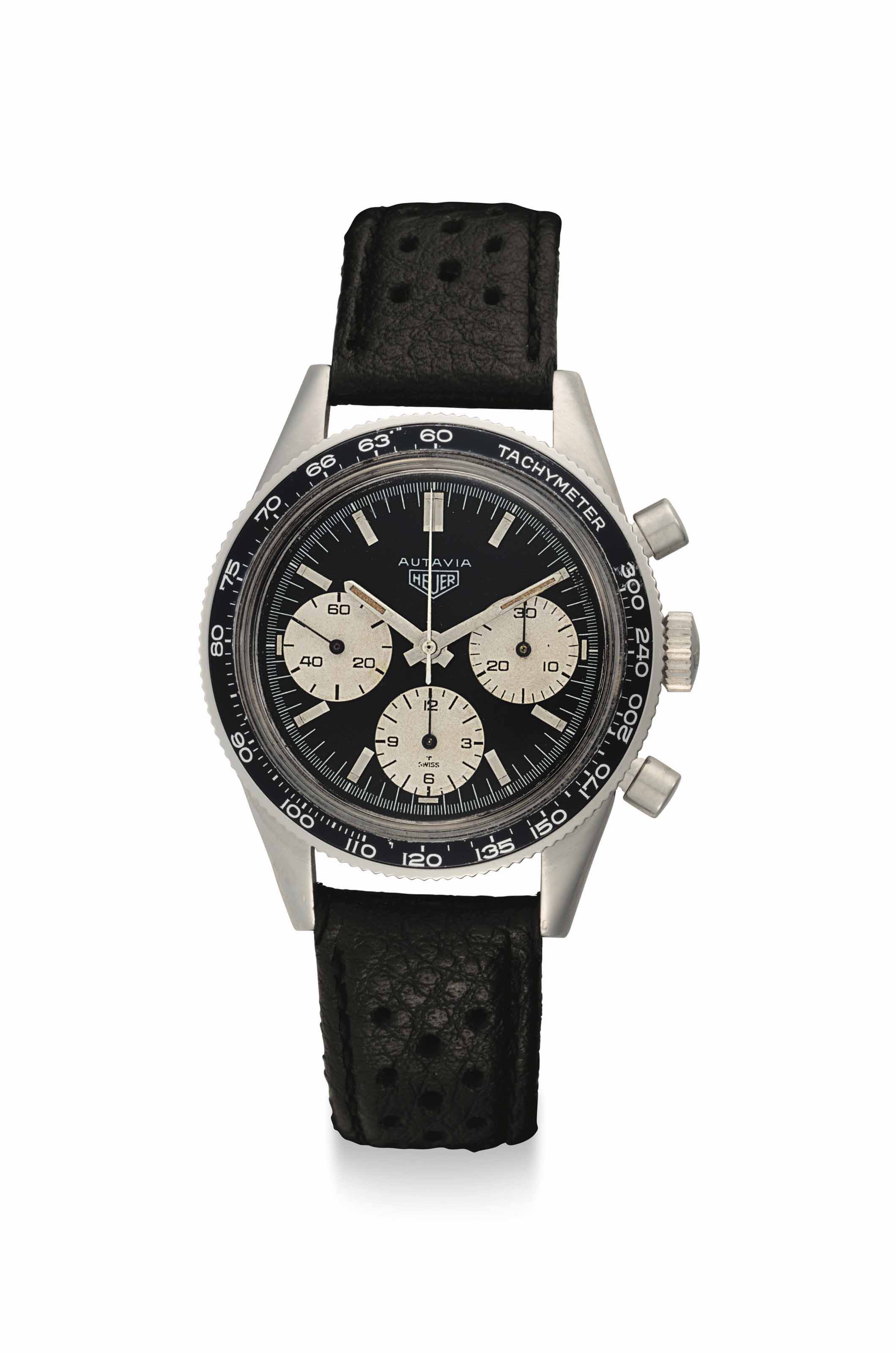 Ulysse Nardin. A Fine and Rare Stainless Steel Chronograph