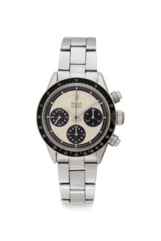 Rolex A Very Rare And Extremely Attractive Stainless Steel Chronograph Wristwatch With Paul Newman Mark 1 Panda Dial And Bracelet