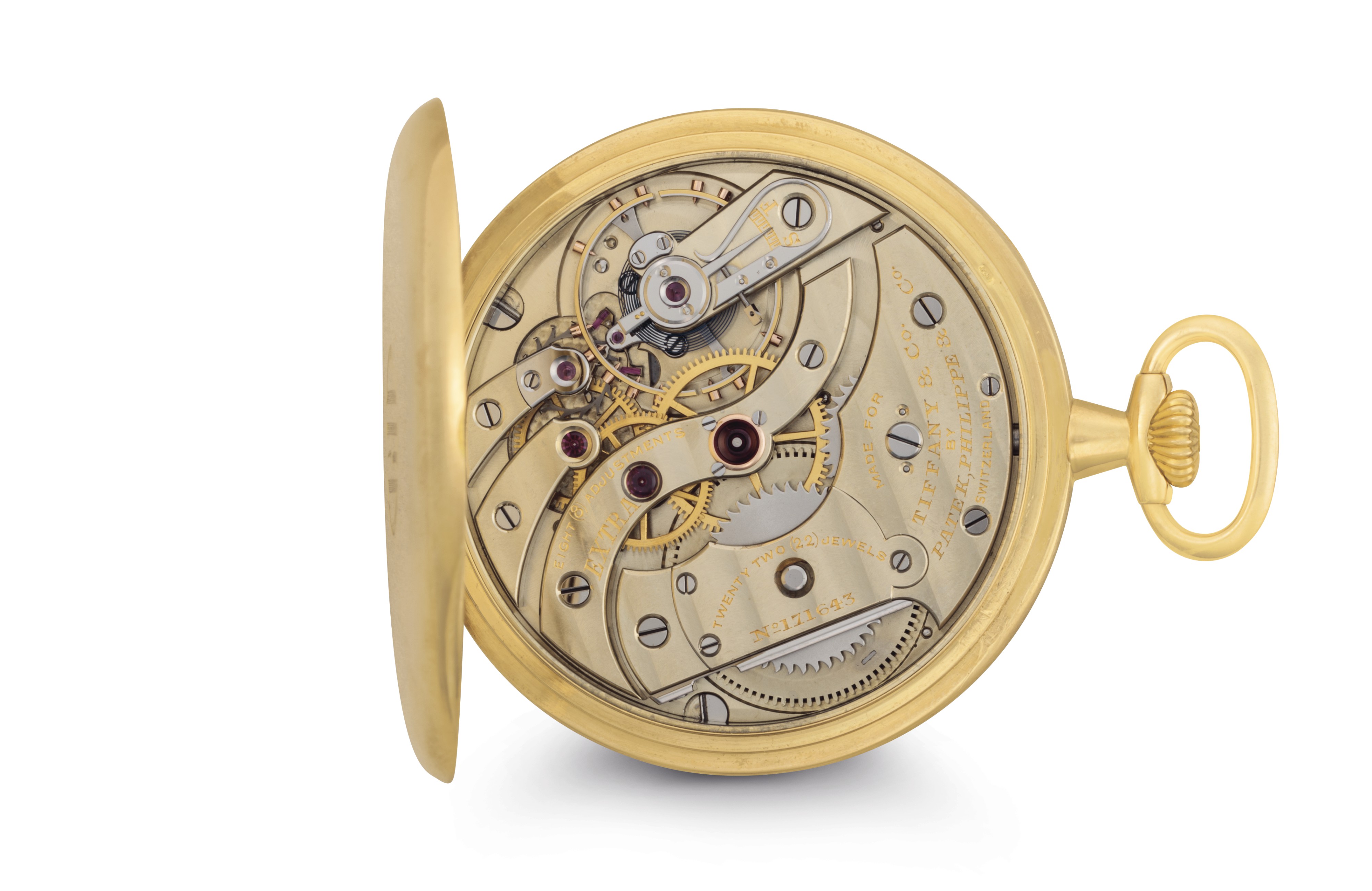 Patek Philippe. A Fine and Rare 18k Gold Openface Pocket Watch with