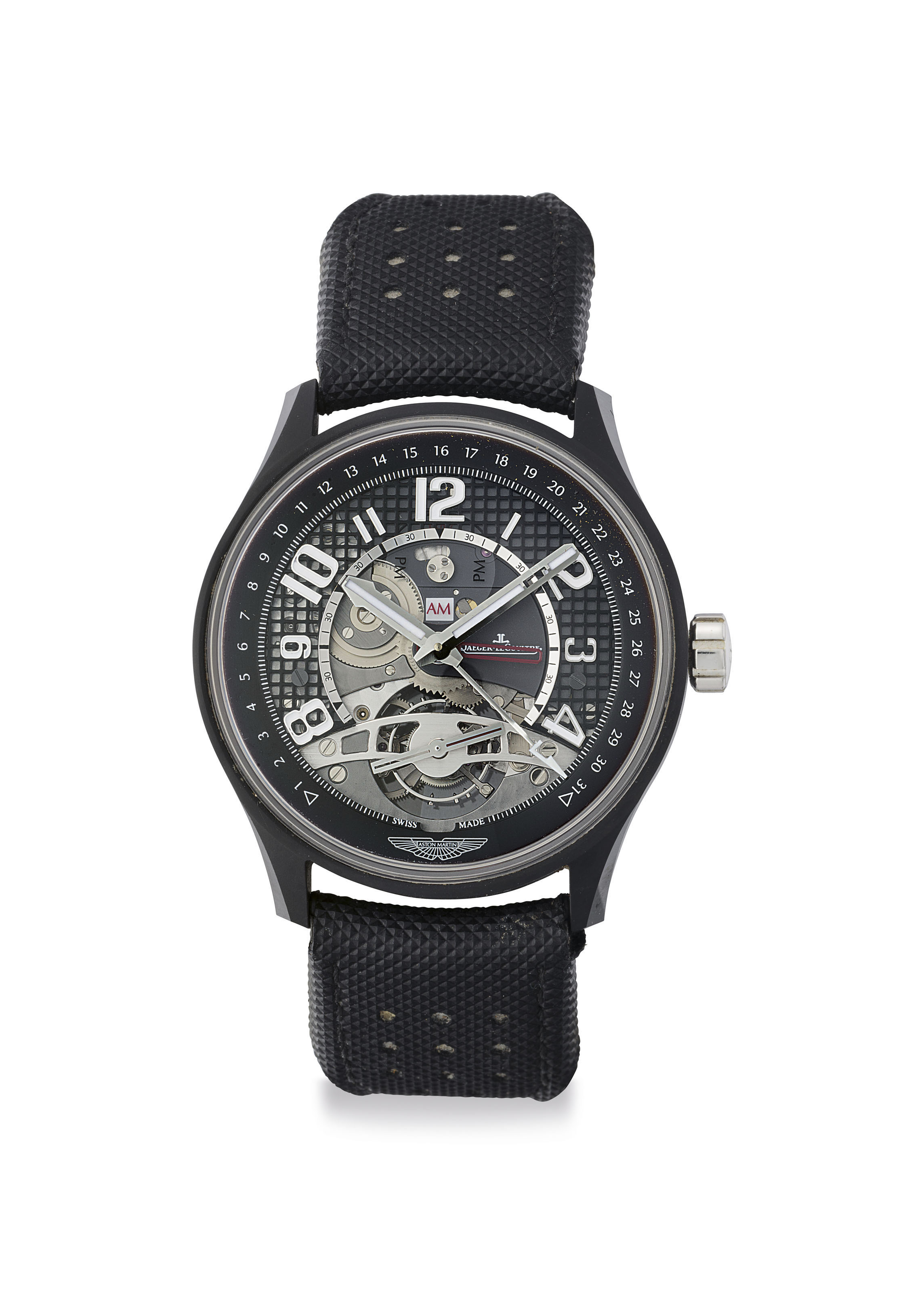 Jaeger LeCoultre. A Very Fine Limited Edition Platinum and Ceramic