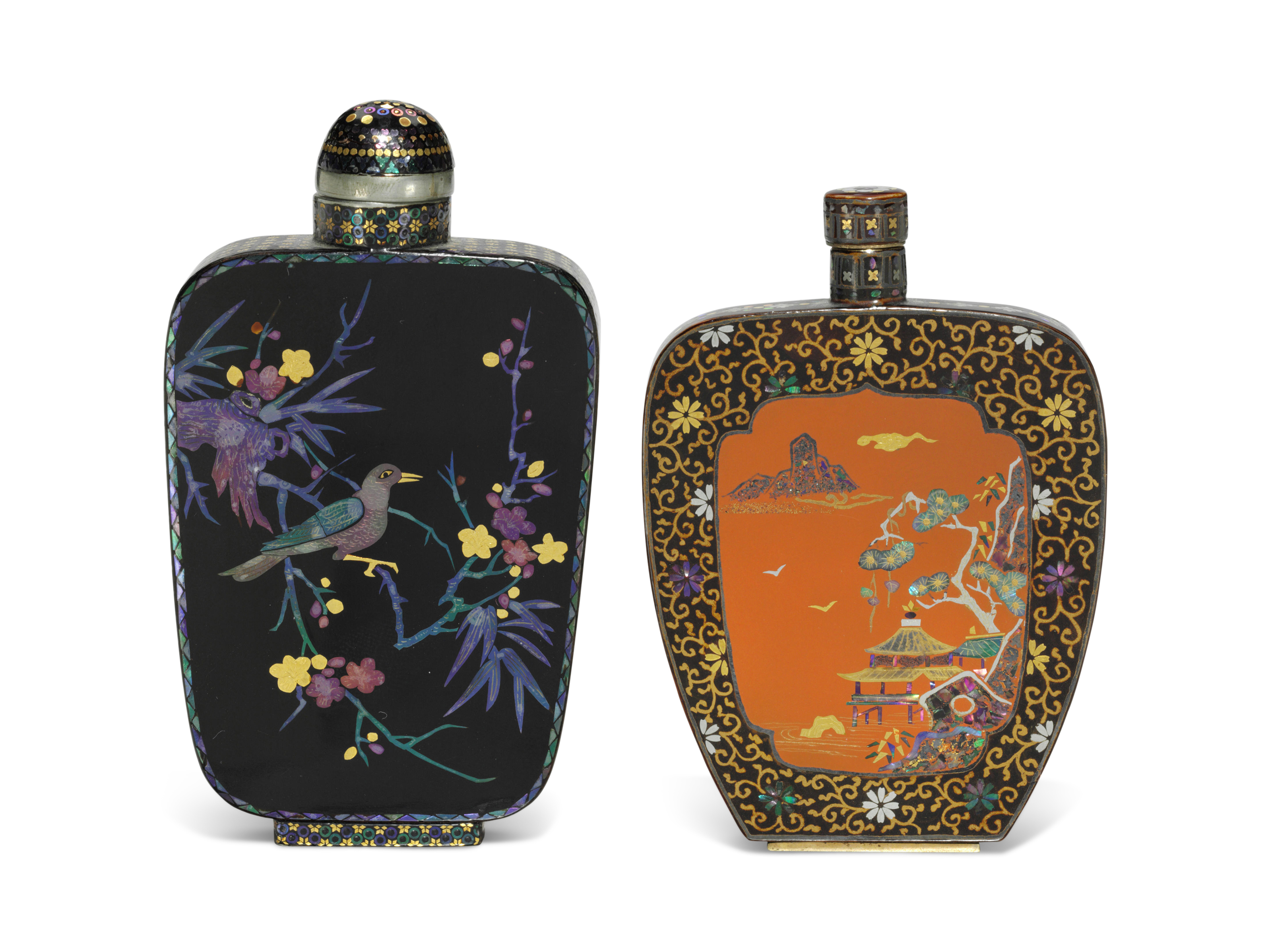 清十九世纪末螺钿鼻烟壶两件, LATE 19TH-EARLY 20TH CENTURY | Christie's