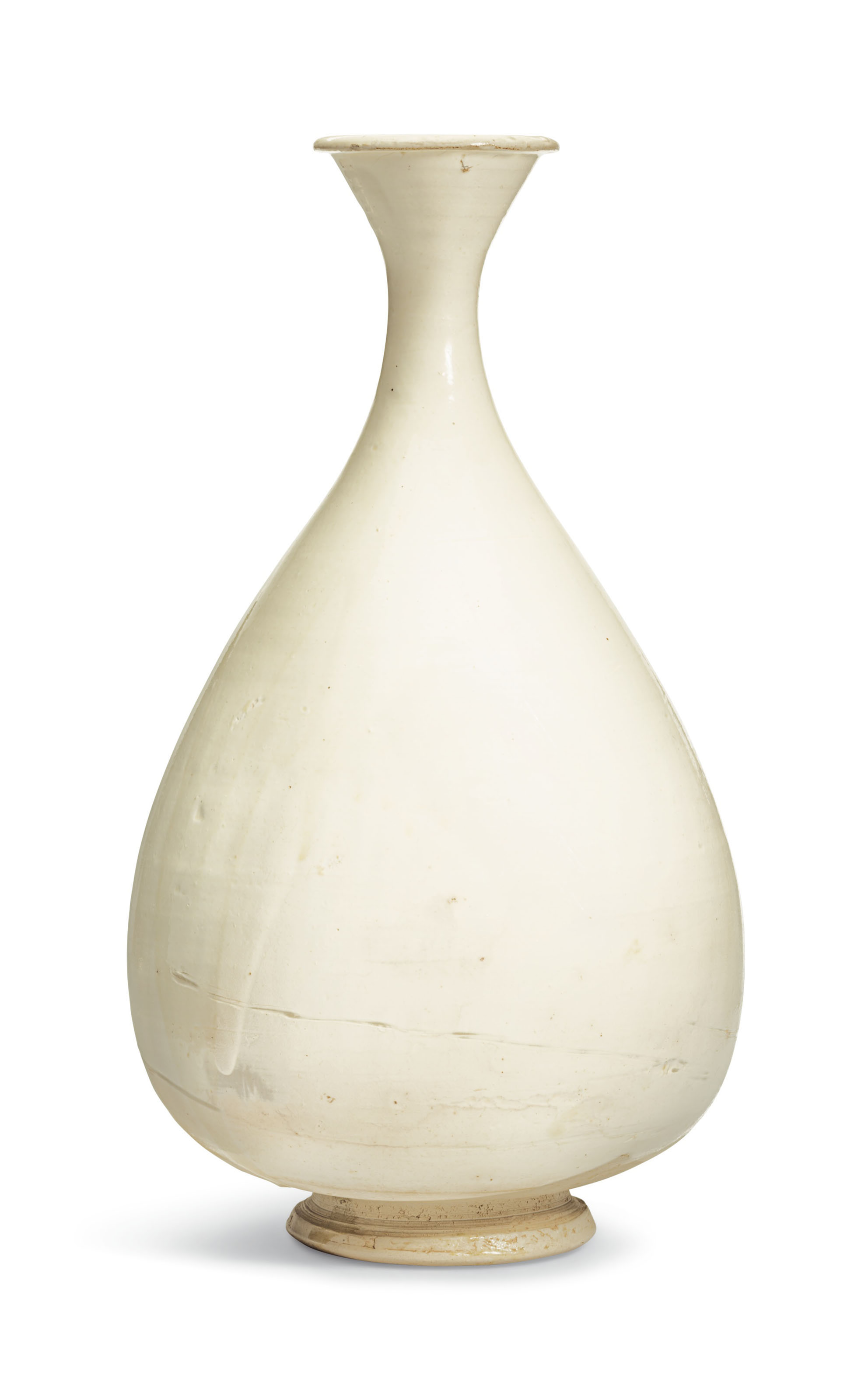 北宋/金磁州窯白剔花花卉紋玉壺春瓶, NORTHERN SONG-JIN DYNASTY (960