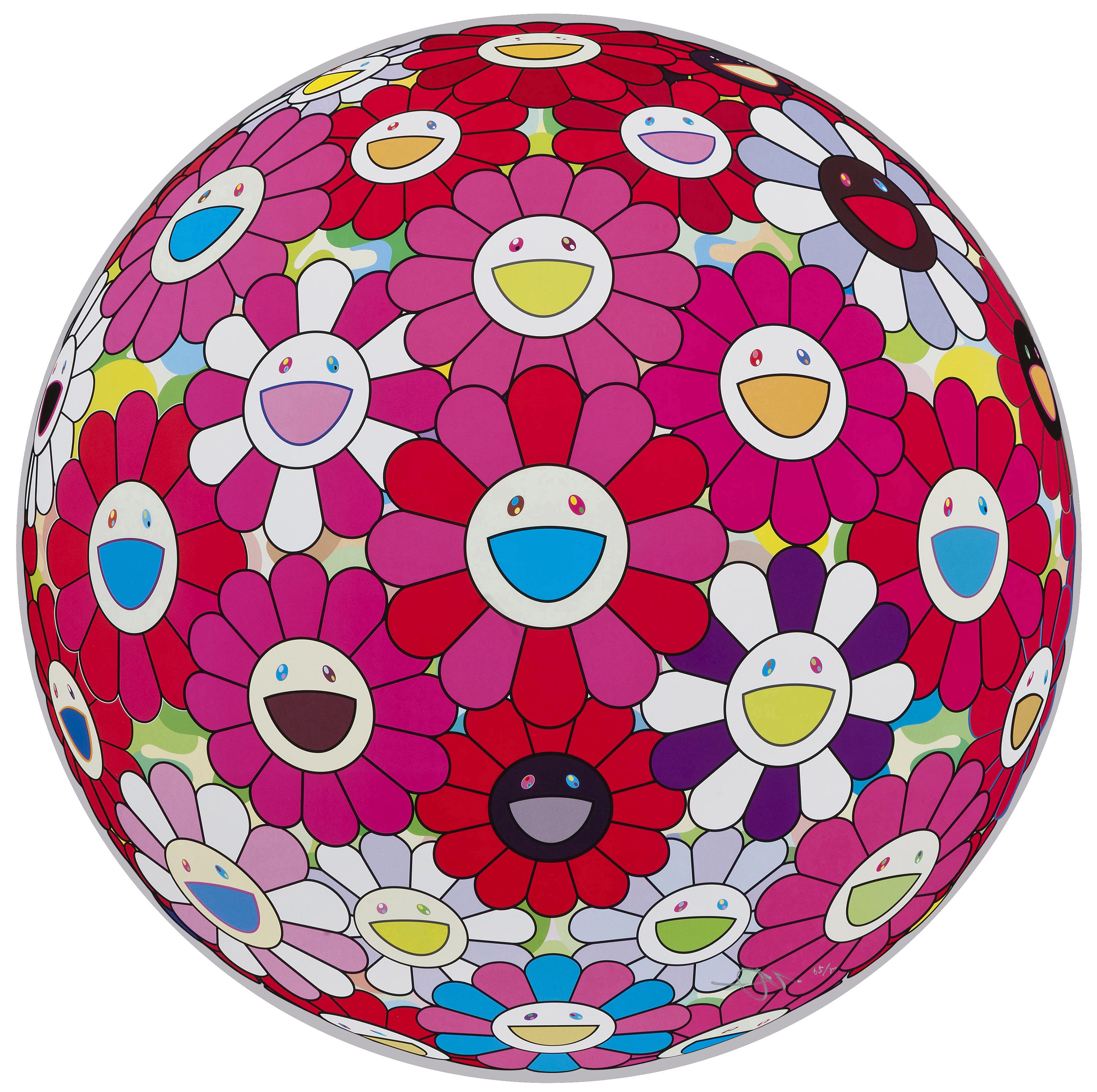 村上隆（日本，1962年生）, 十幅花球版畫| Christie's