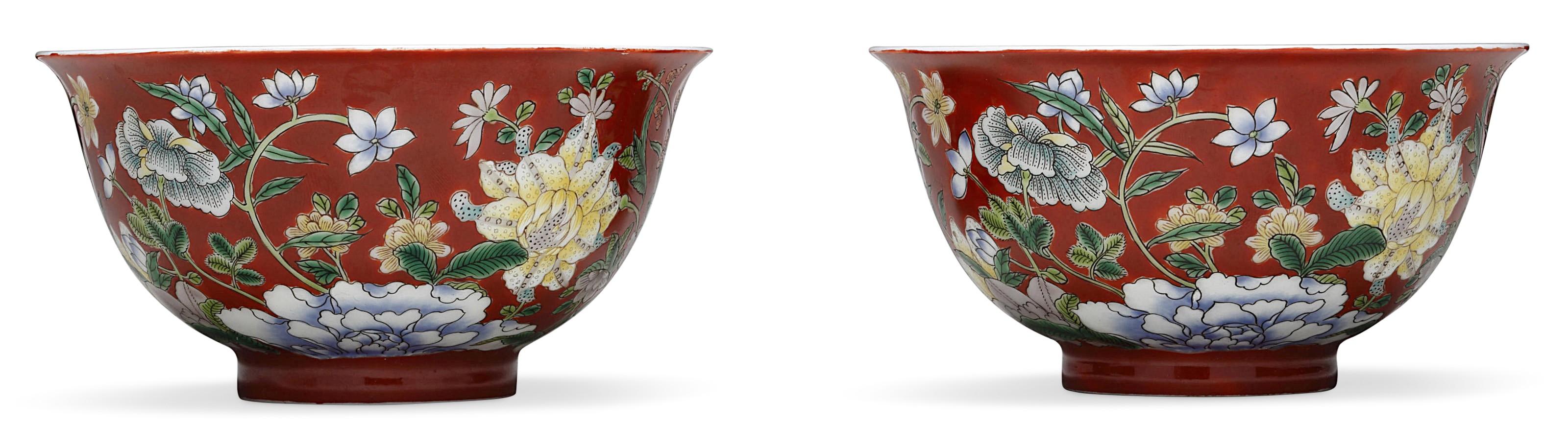 A fine and outstanding peachbloom-glazed 'chrysanthemum