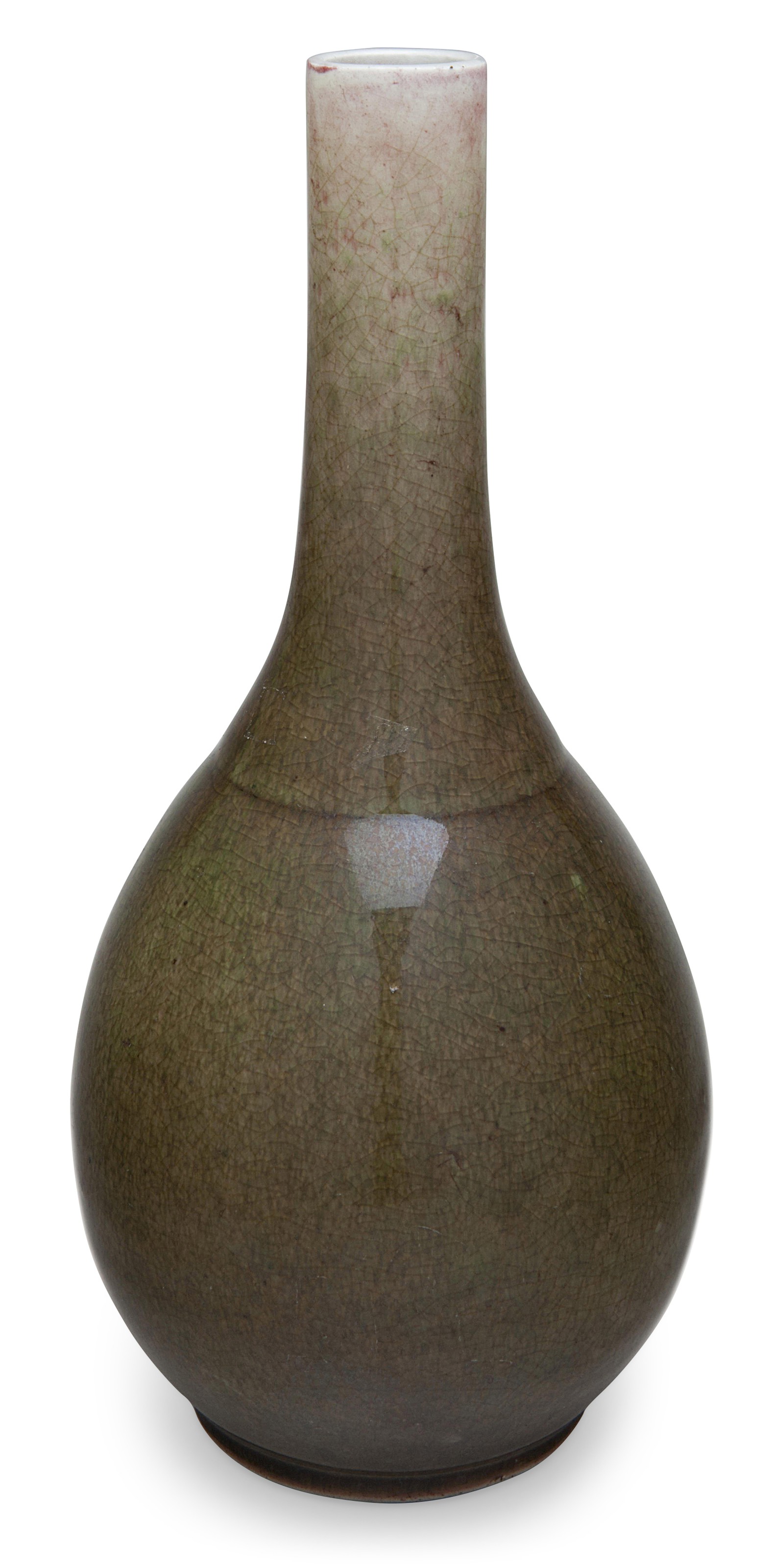 晚清「豇豆红」釉长颈瓶, LATE QING DYNASTY | Christie's