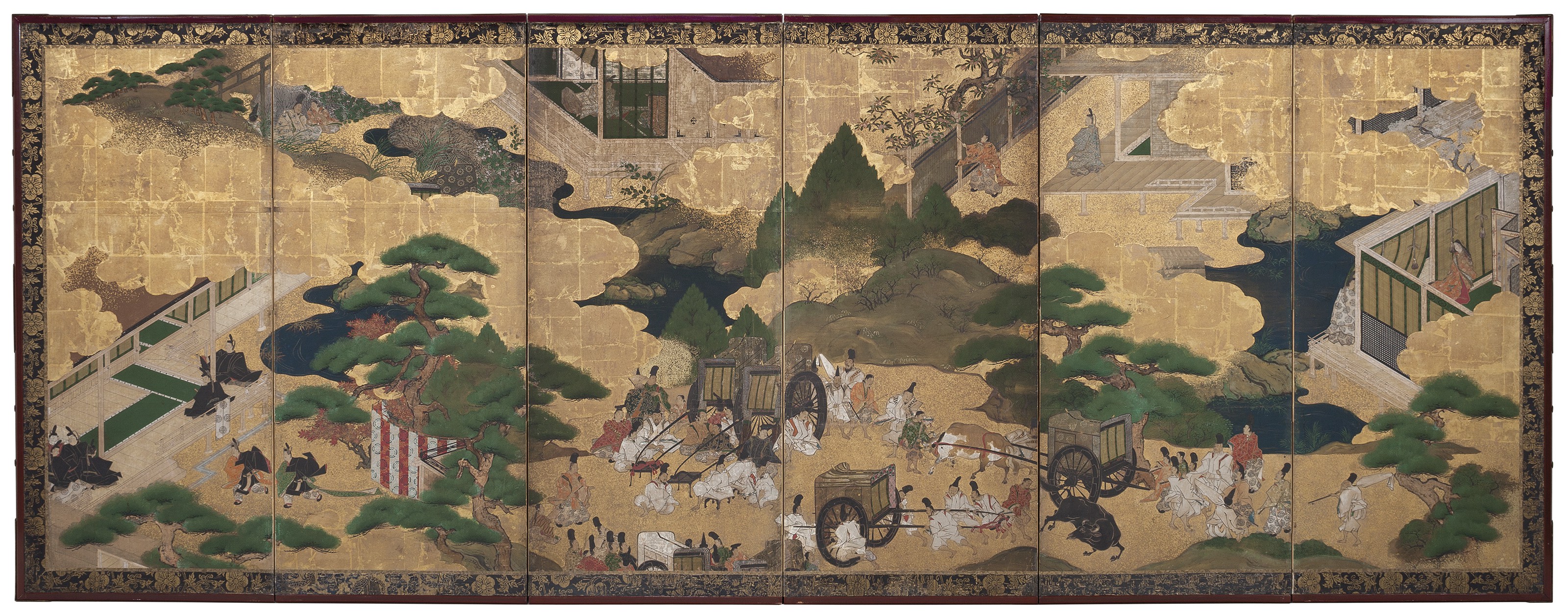 Stephanie Borg 異端審問官の宮殿の中庭にて ANONYMOUS (18TH CENTURY), Scenes from The Tale of Genji