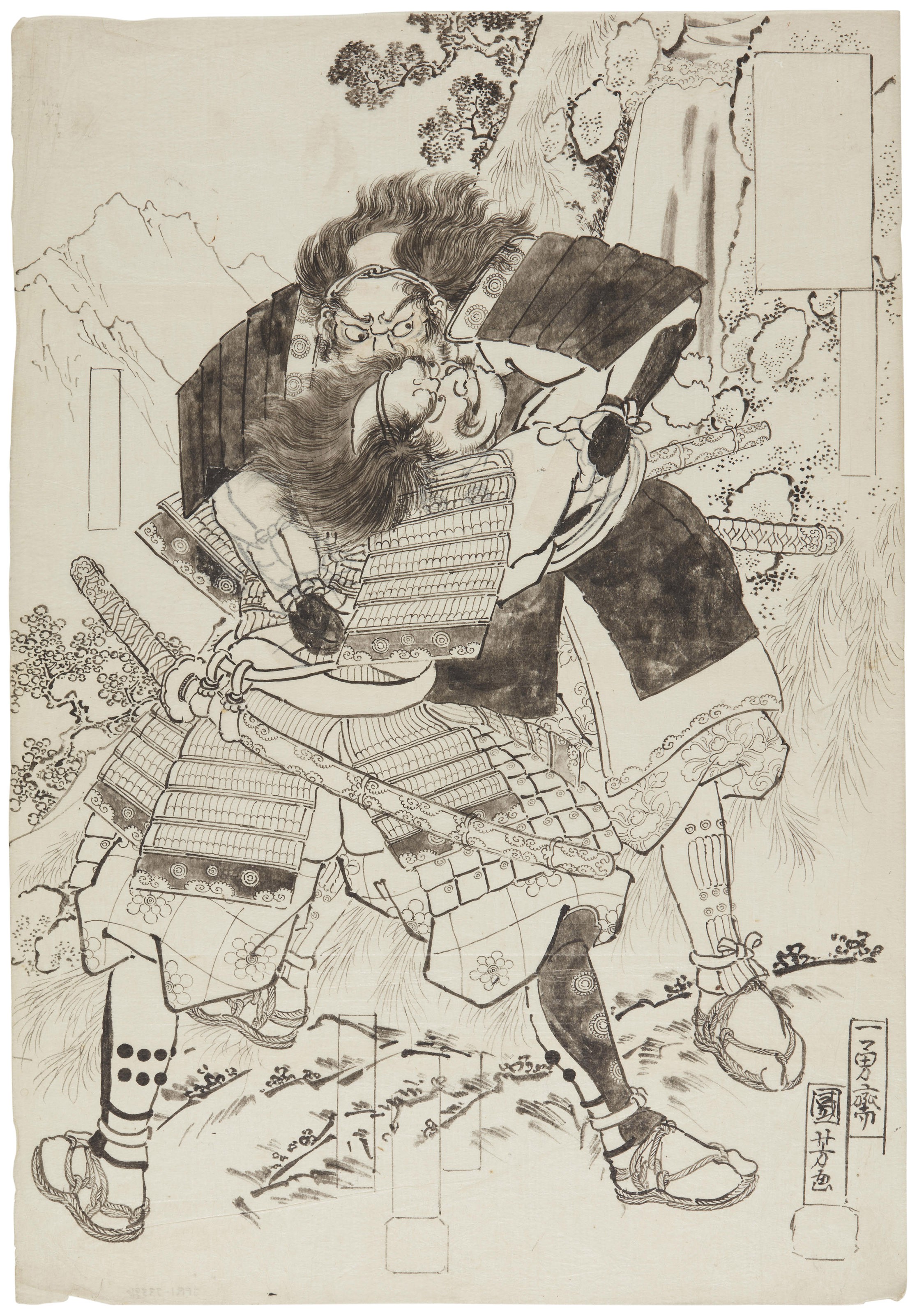 UTAGAWA KUNIYOSHI (1797-1861), Two warriors in combat | Christie’s