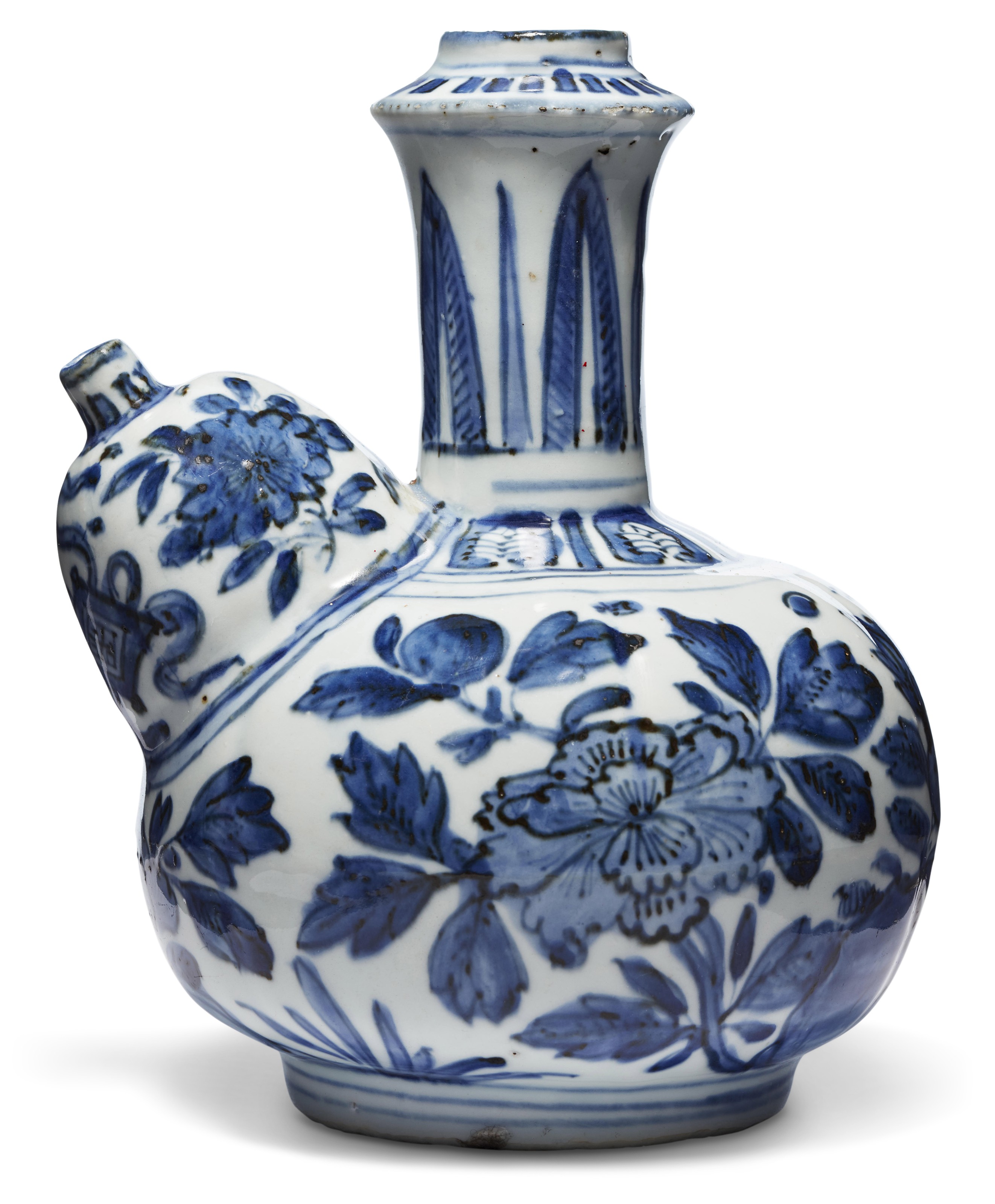 中國 明時代 青花軍持水注 ◇