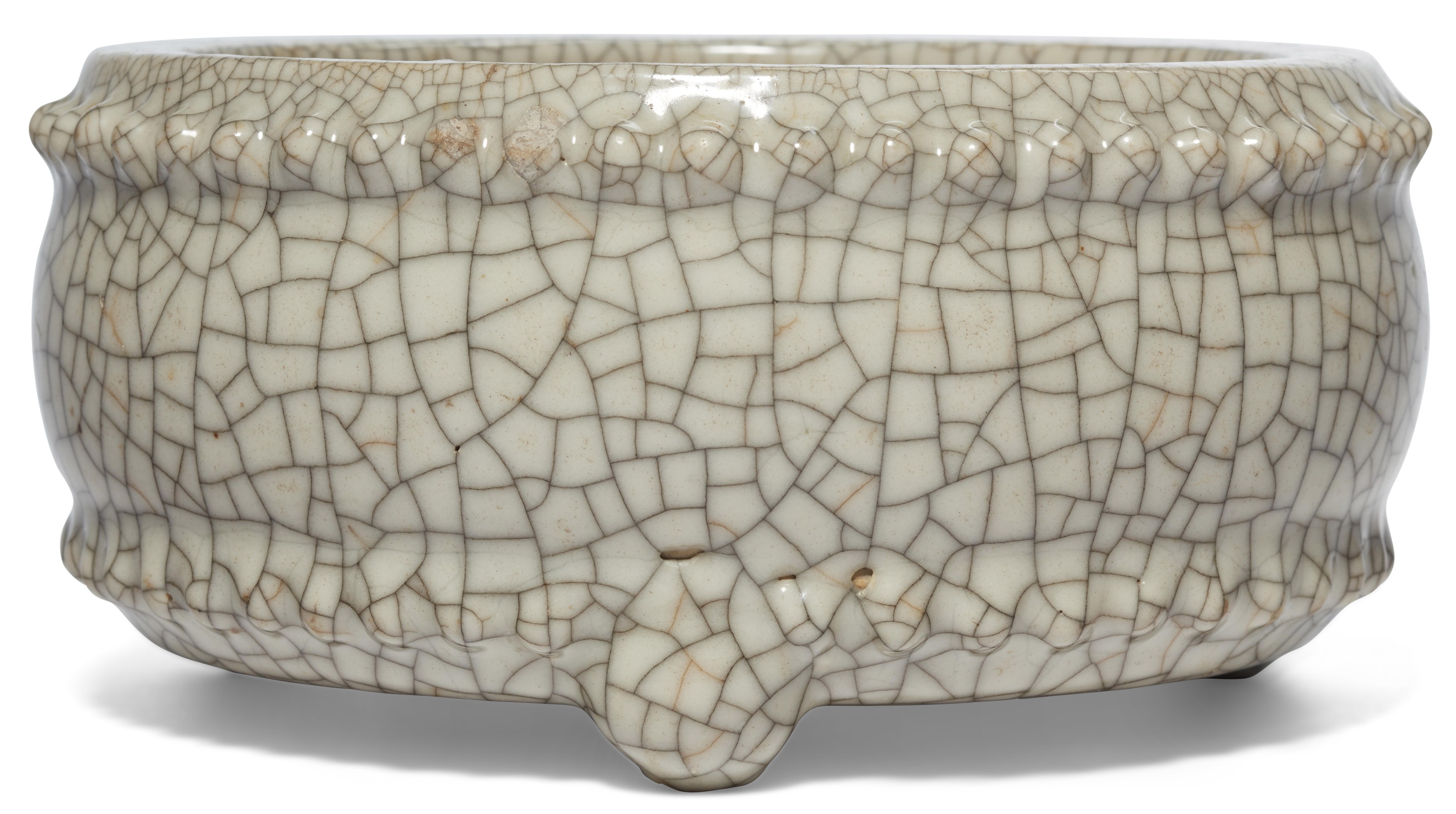 清十八至十九世纪晚期仿哥釉三足洗, LATE 18TH-19TH CENTURY | Christie