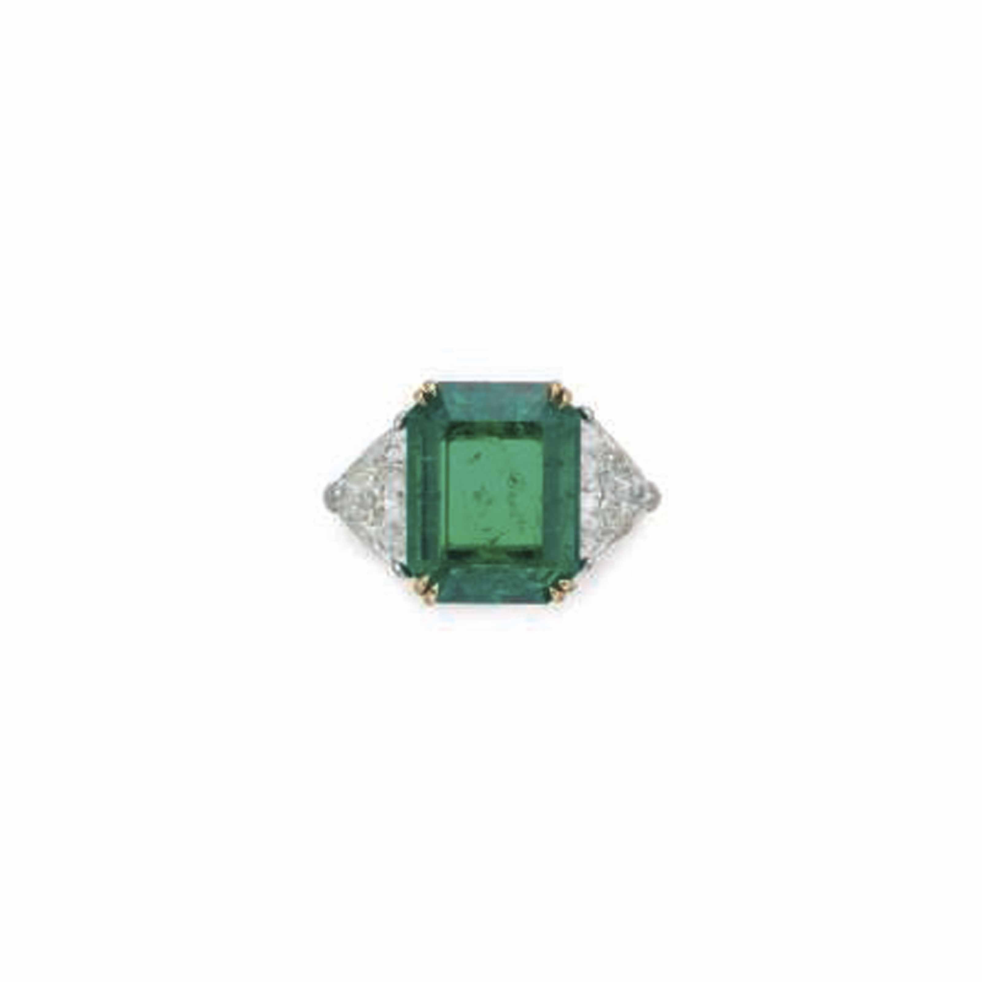 An Emerald And Diamond Ring By Van Cleef Arpels Ring Diamond