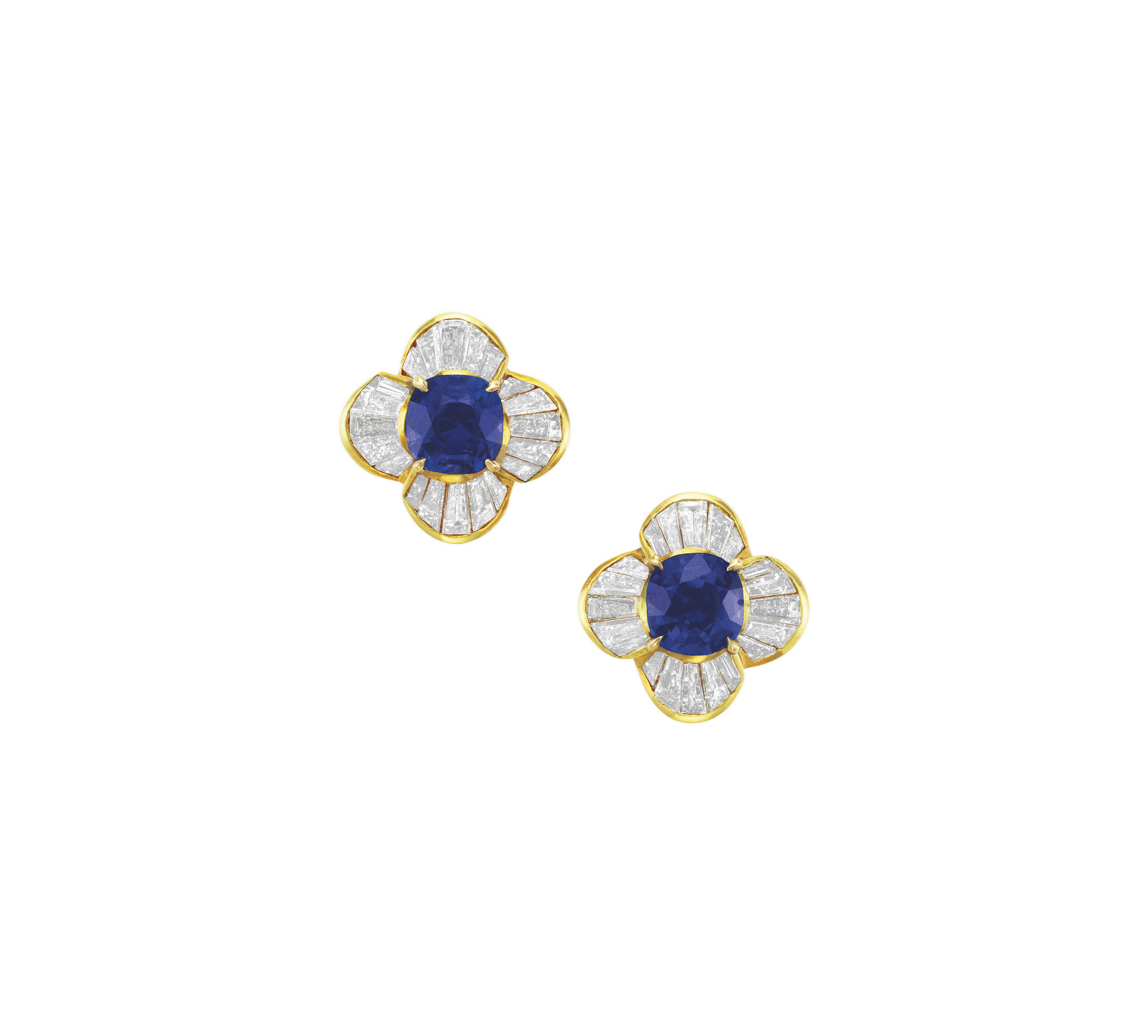 Van cleef earrings blue clearance