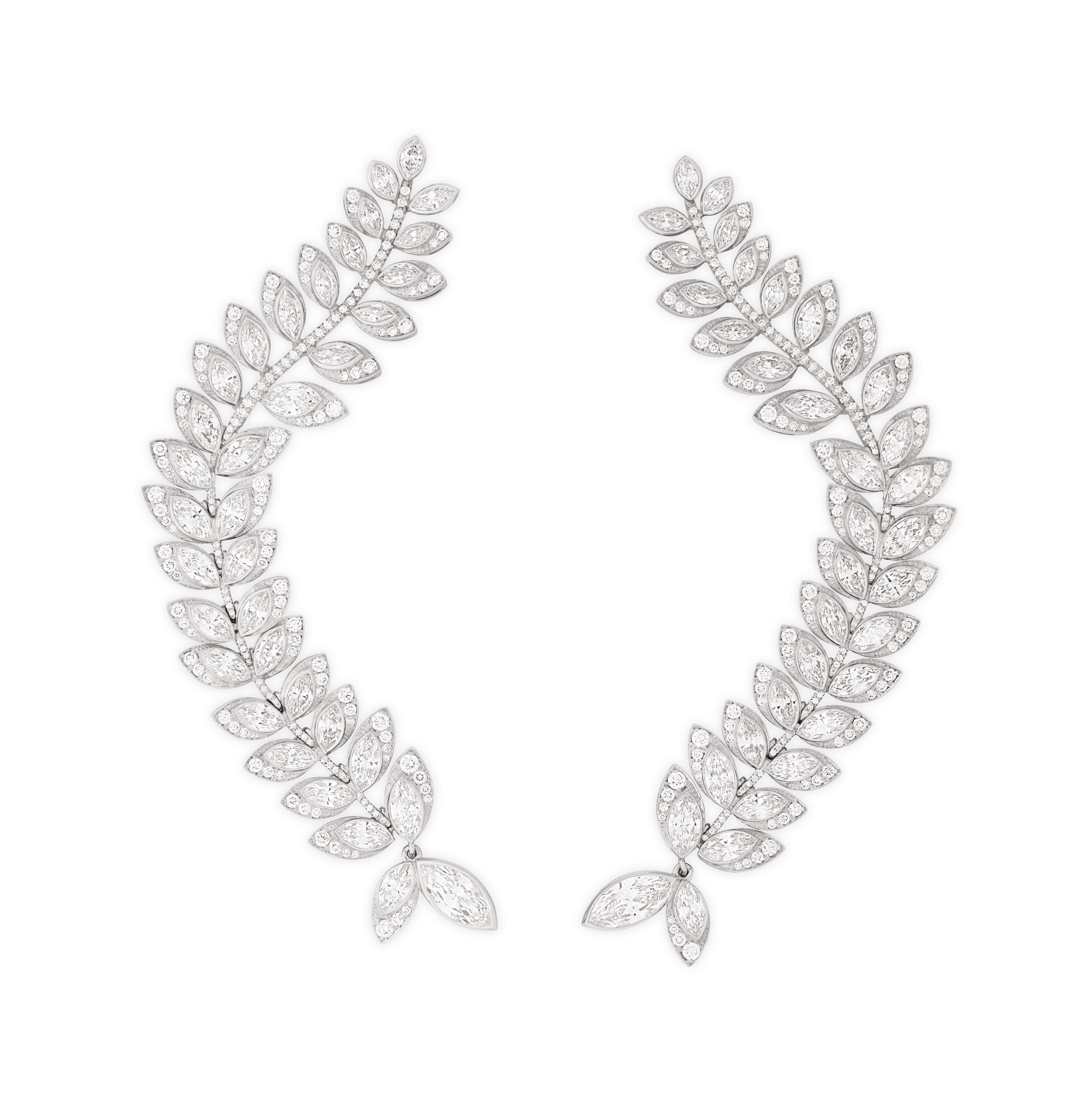DIAMOND EARRINGS, TIFFANY & CO. | Christie's
