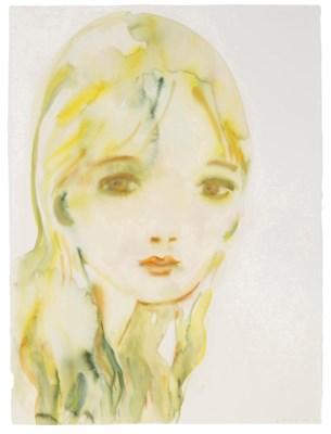 KIM MCCARTY (B. 1956), Untitled (Yellow Girl 1); Untitled (Giraffe ...