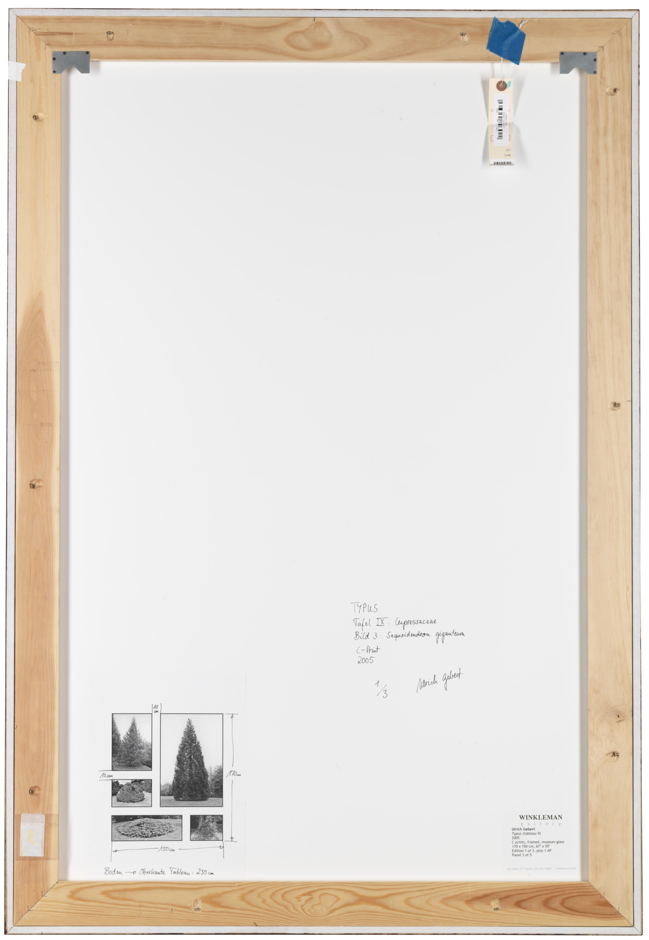 ULRICH GEBERT (B. 1976), Typus (tableau 9), 2005 | Christie's