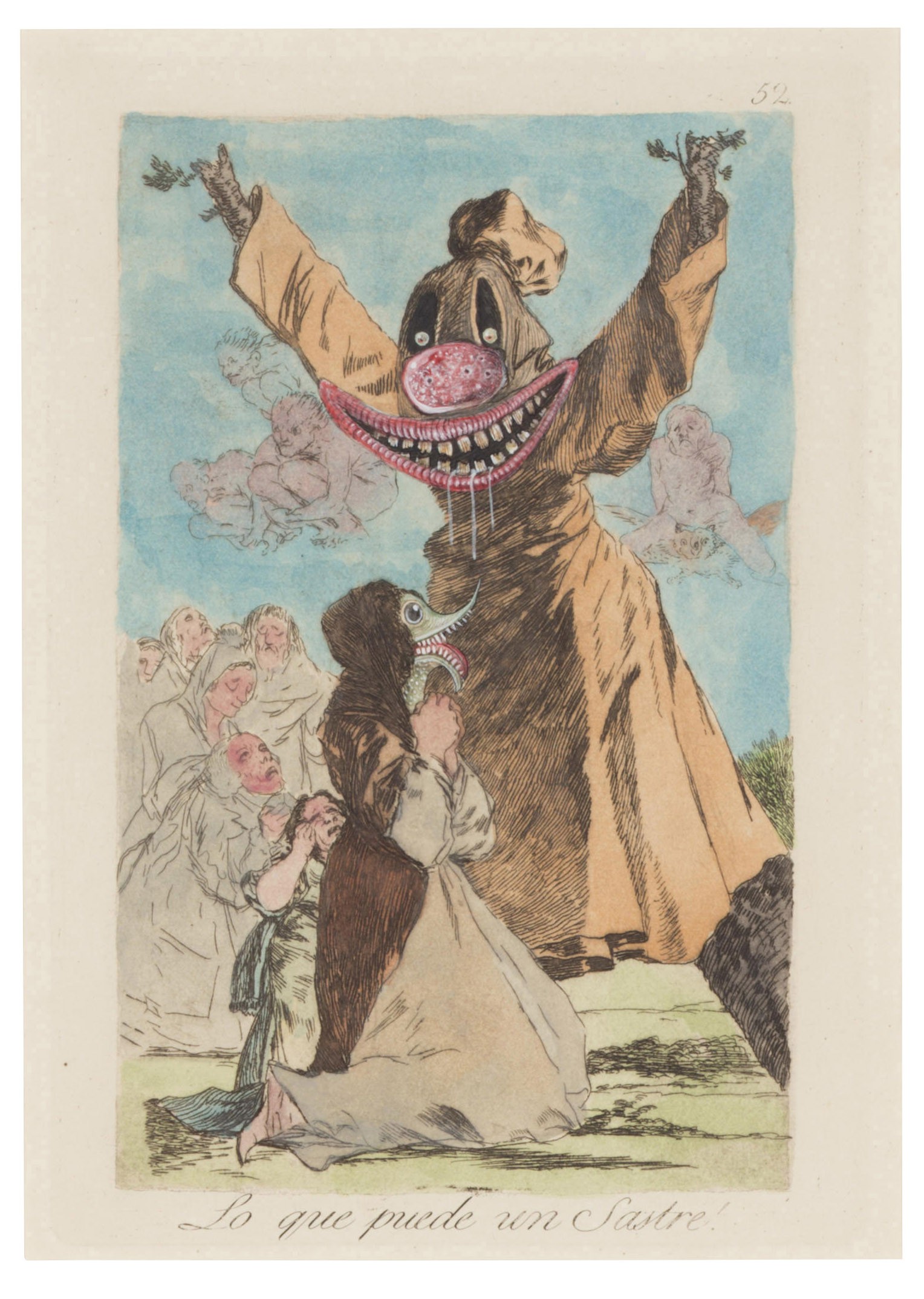 JAKE AND DINOS CHAPMAN (B. 1966 & B. 1962), Like a Dog Returns to its Vomit (No. 52), from