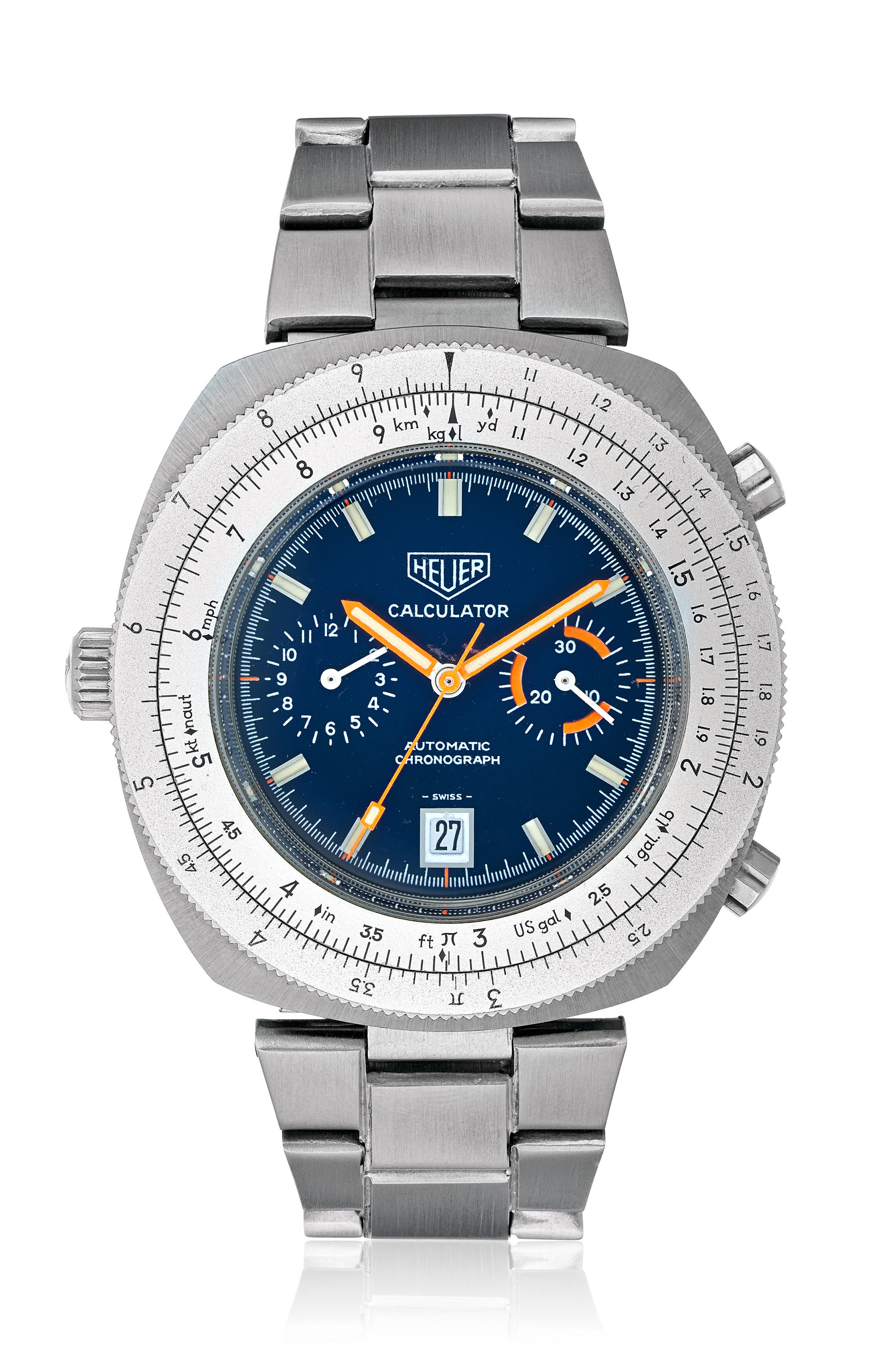 HEUER, CALCULATOR CHRONOGRAPH, REF. 110.633, Christie’s