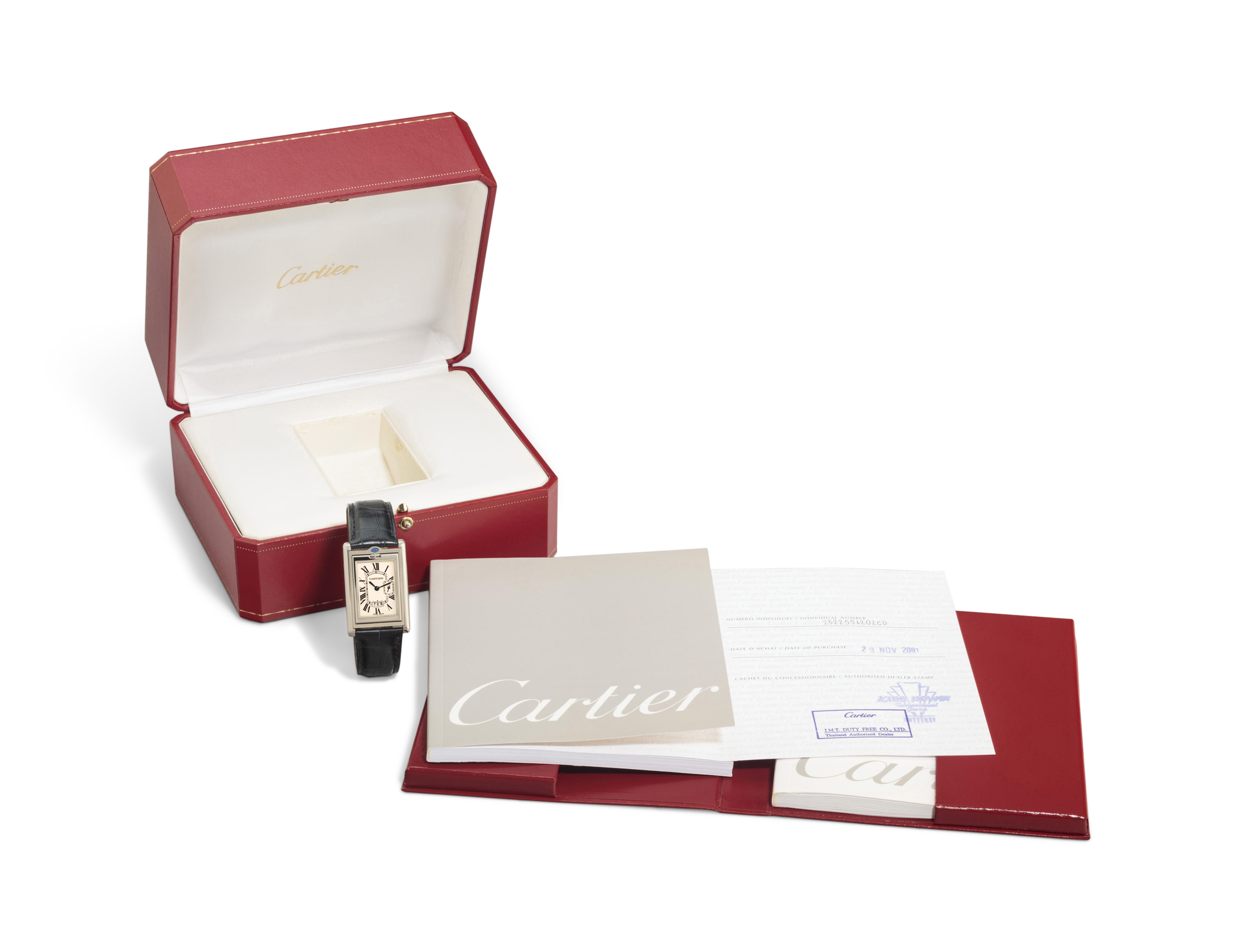 CARTIER, TANK BASCULANTE, REF. 2522, | Christie's