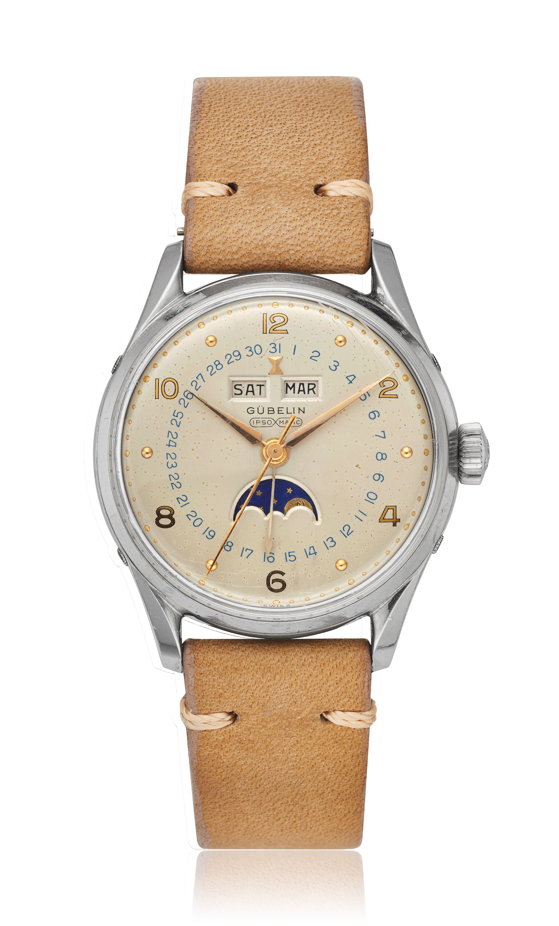 GUBELIN, "IPSO MATIC" TRIPLE CALENDAR WITH MOON PHASE, | Christie's