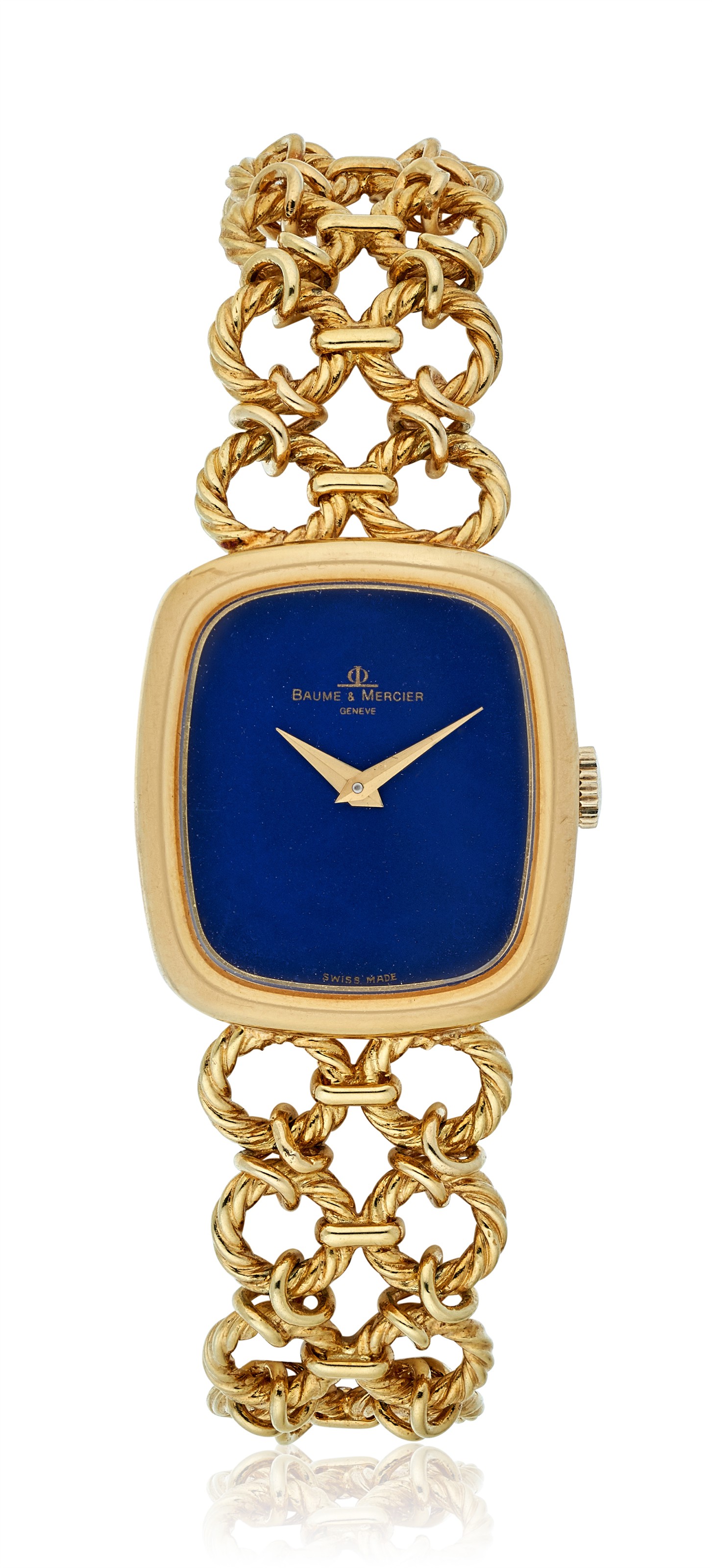baume and mercier 18k gold ladies watch