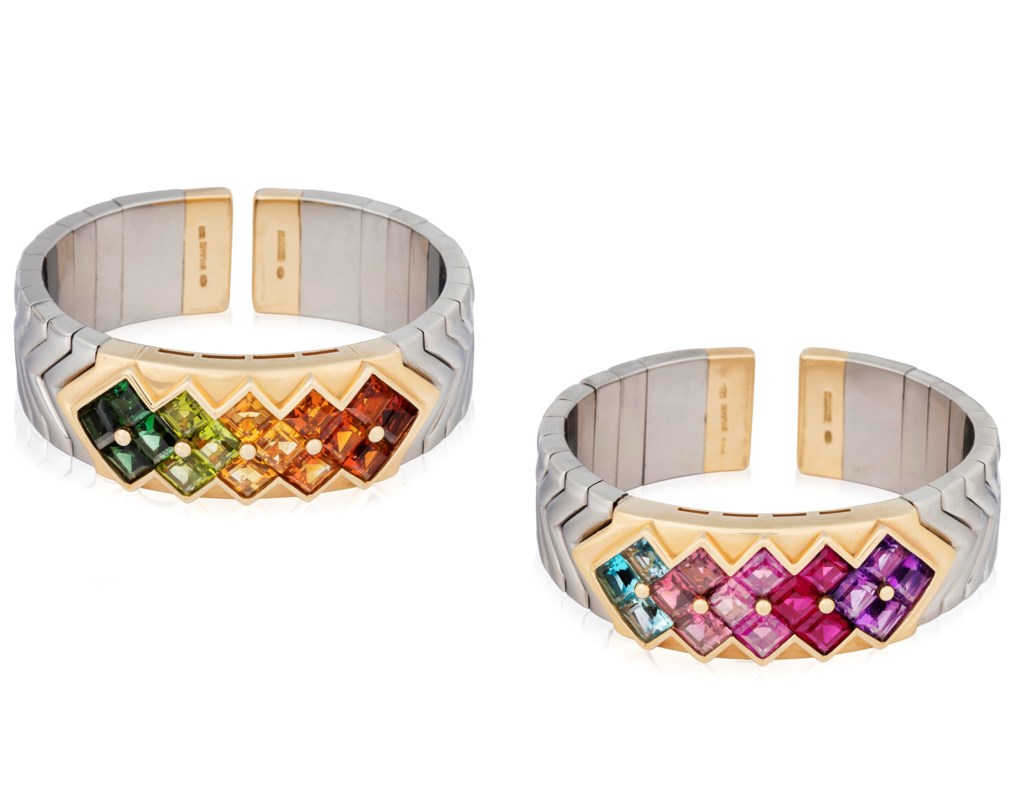 BULGARI MULTI GEM CUFF BRACELETS, Christie’s