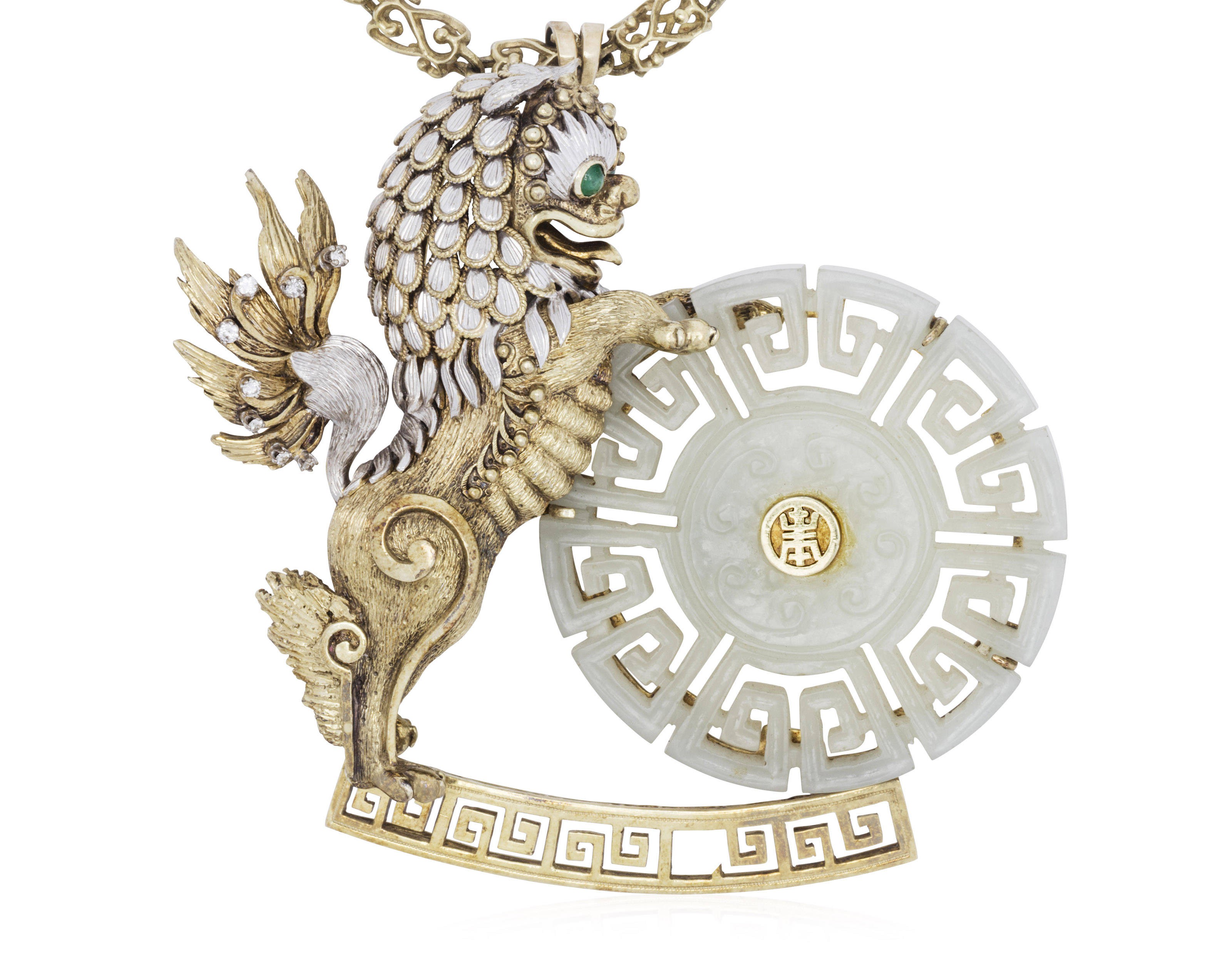 Foo dog shop necklace