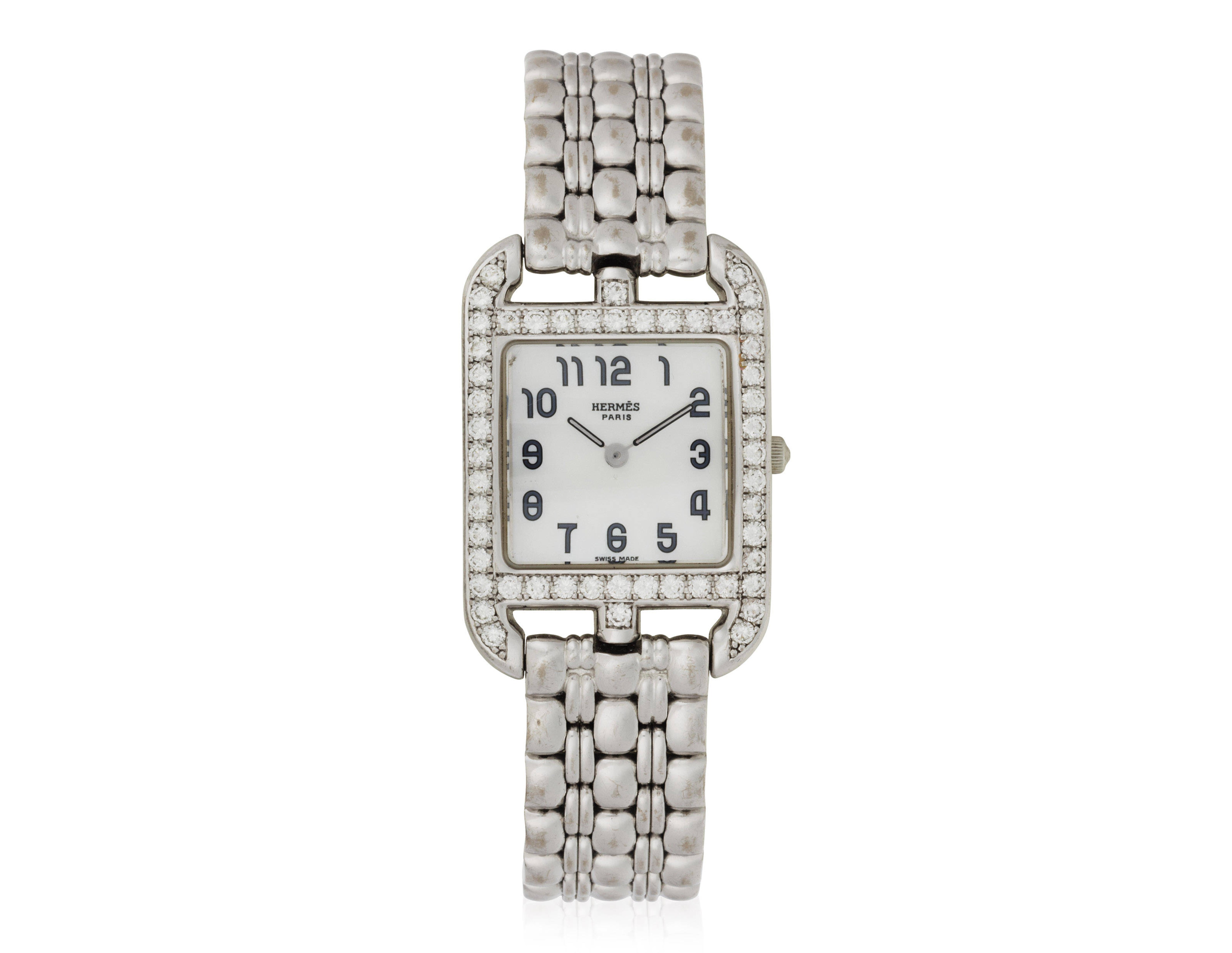hermes cape cod diamond watch