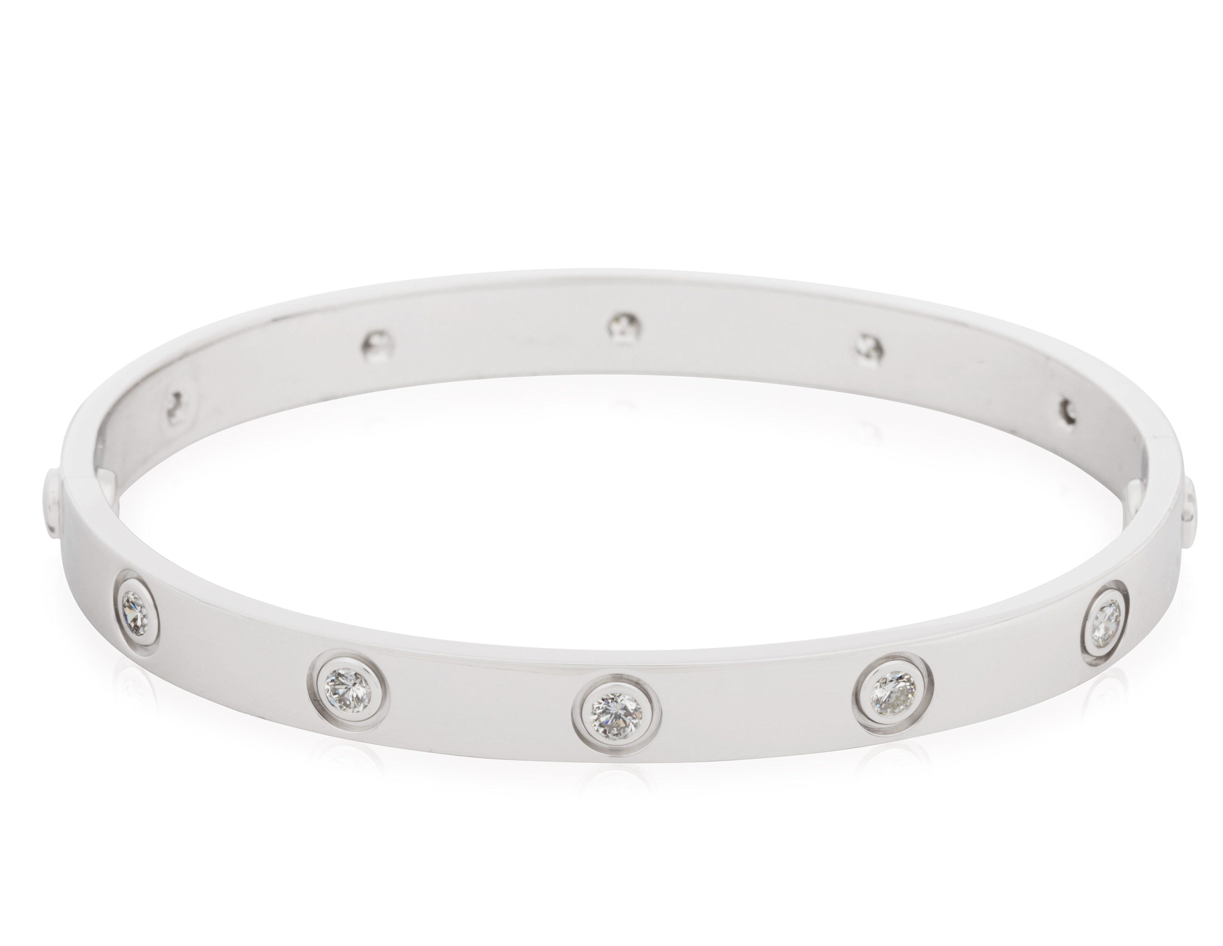 Catalog image of CARTIER 'LOVE' DIAMOND BANGLE BRACELET