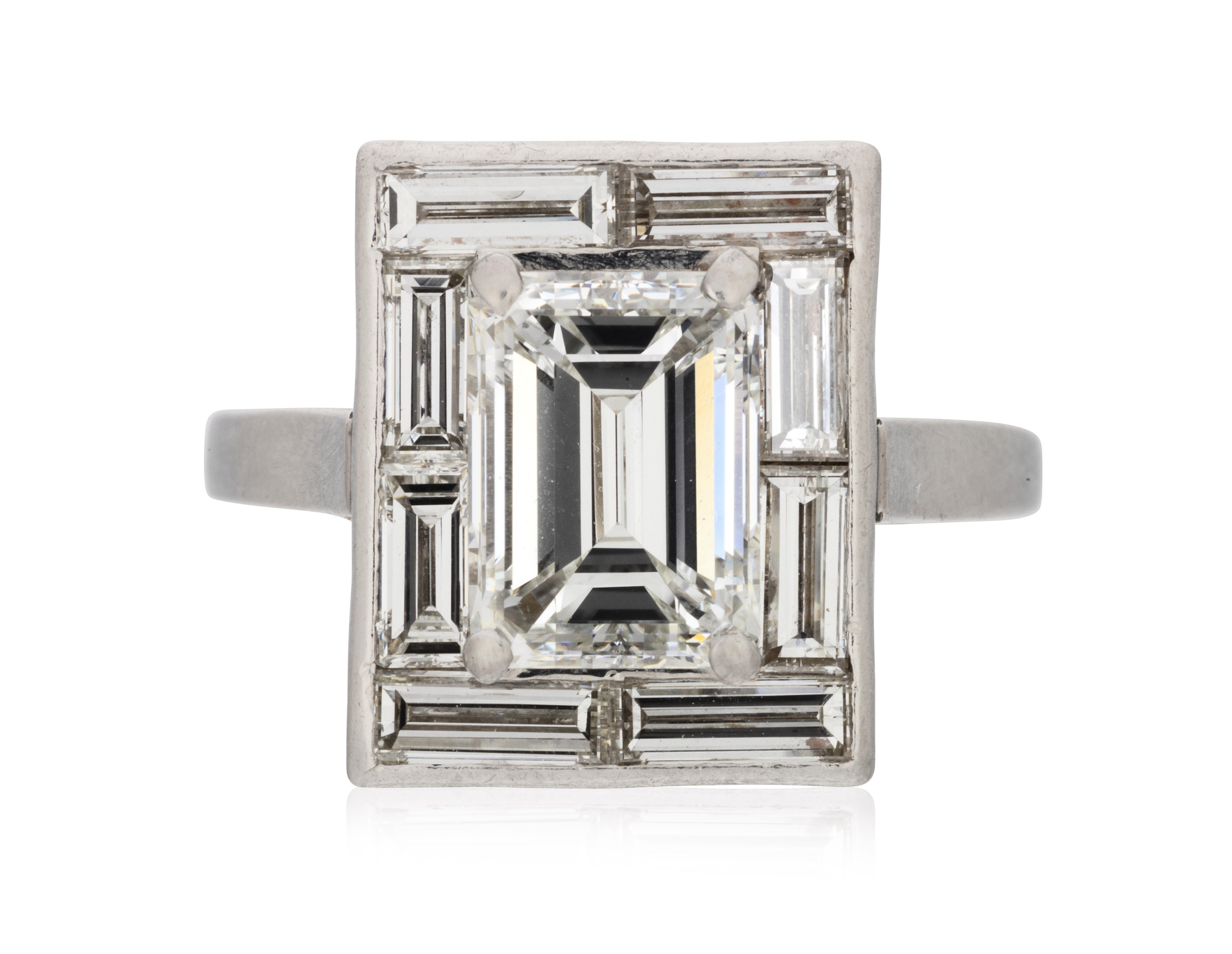 EMERALD CUT DIAMOND RING WITH GIA REPORT, | Christie’s