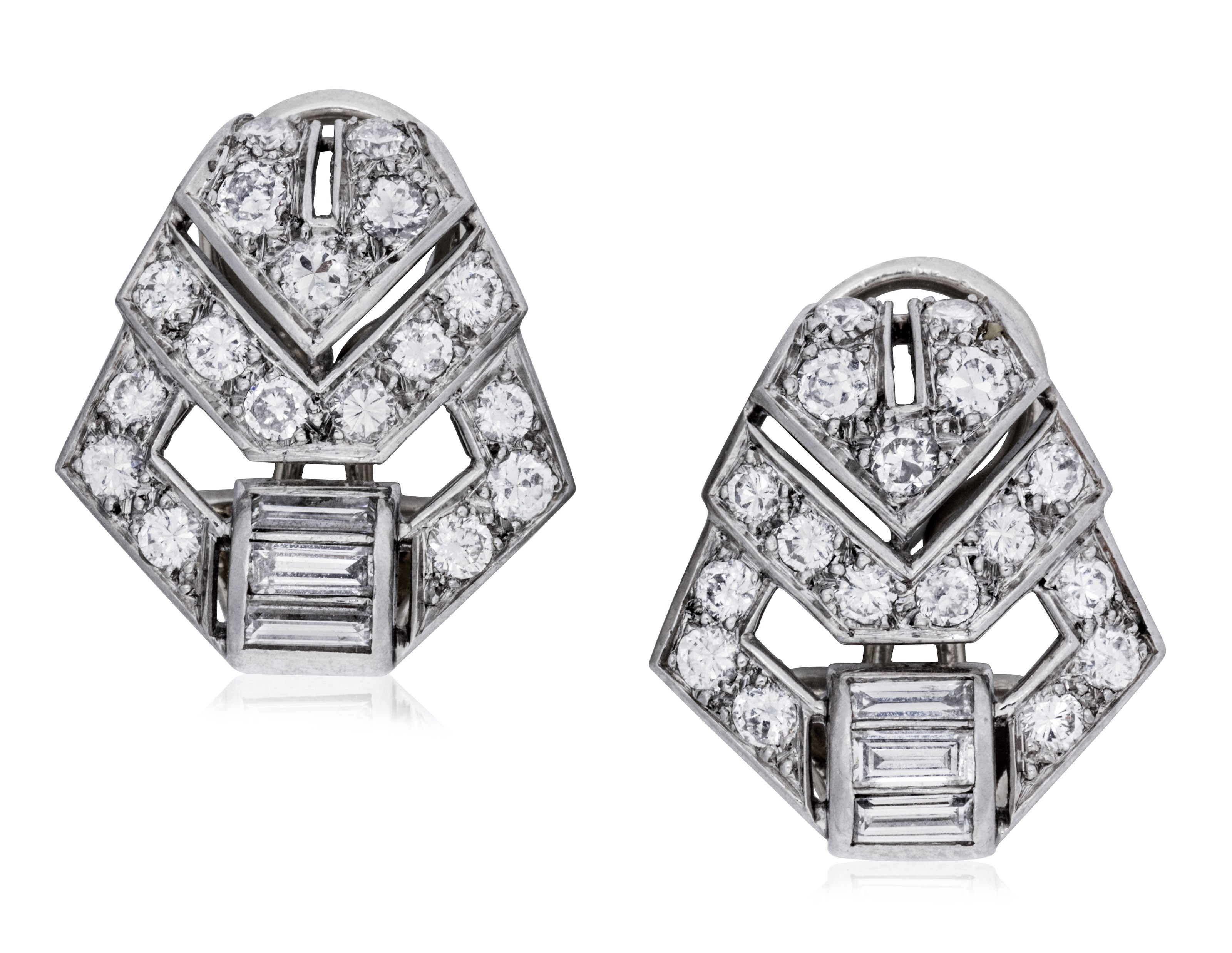 ART DECO DIAMOND EARRINGS, Christie’s
