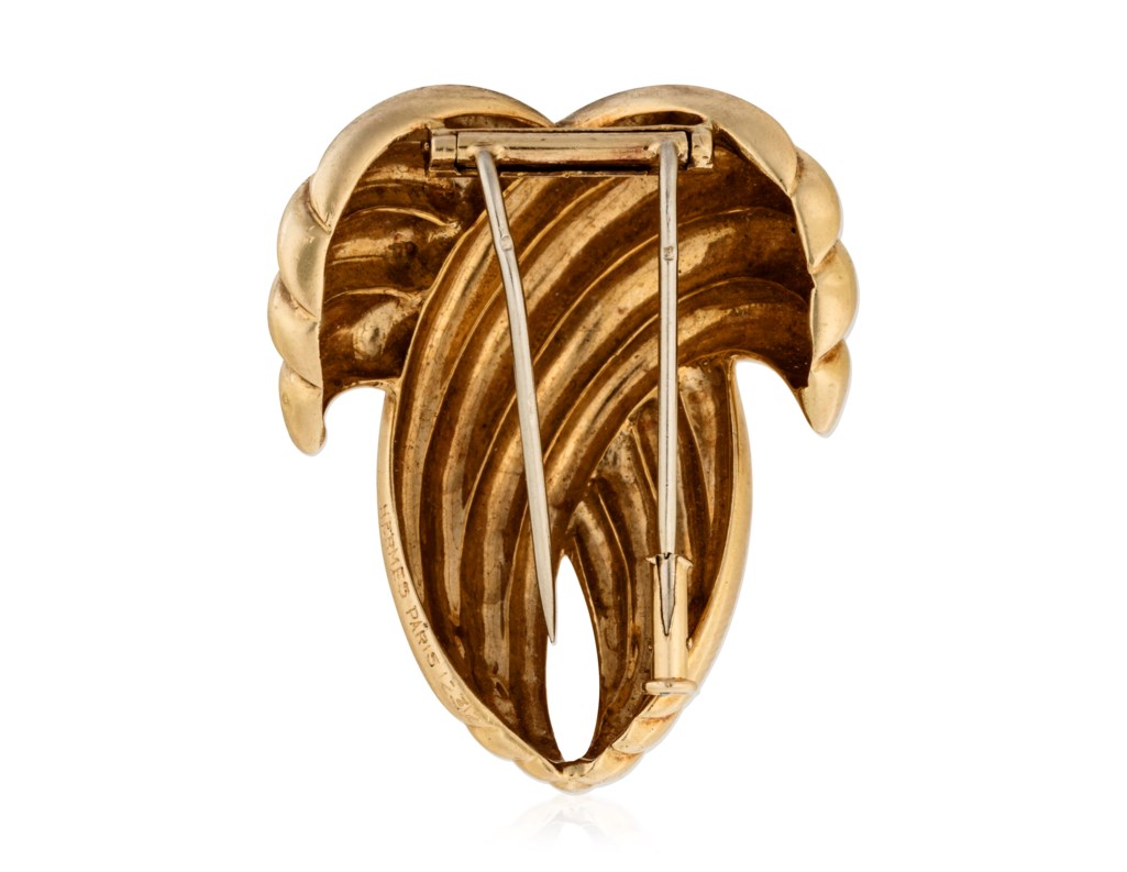 HERMÈS GOLD BROOCH, Christie’s