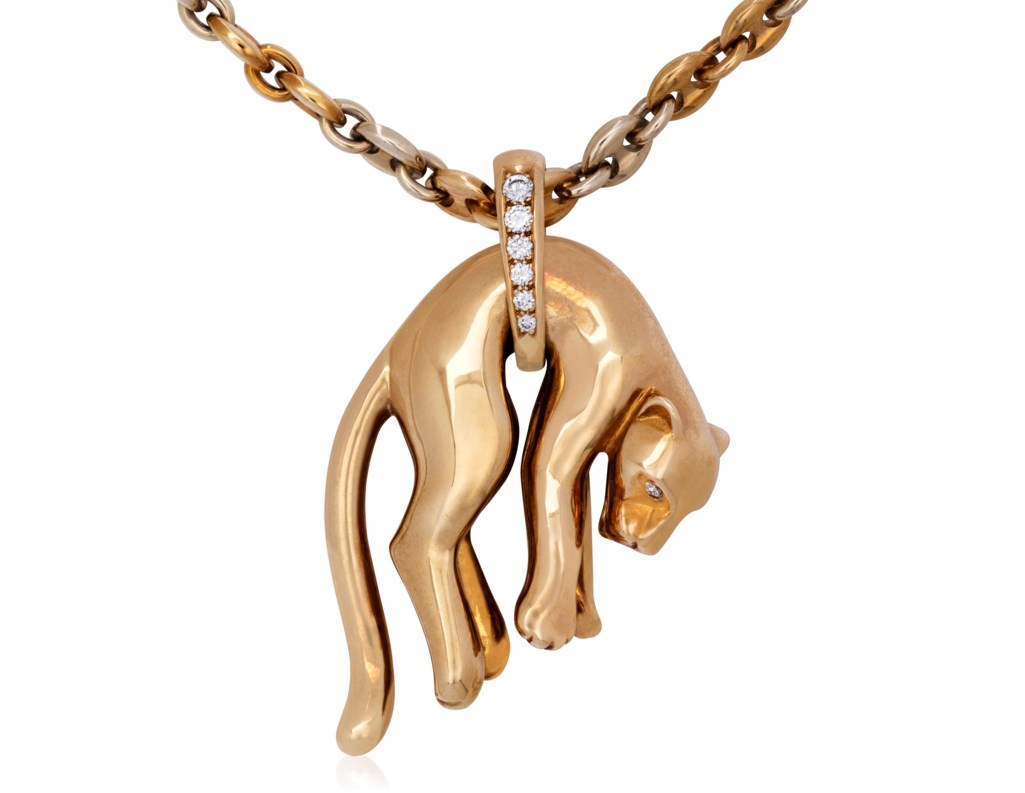 Cartier panthere pendant necklace Clearance