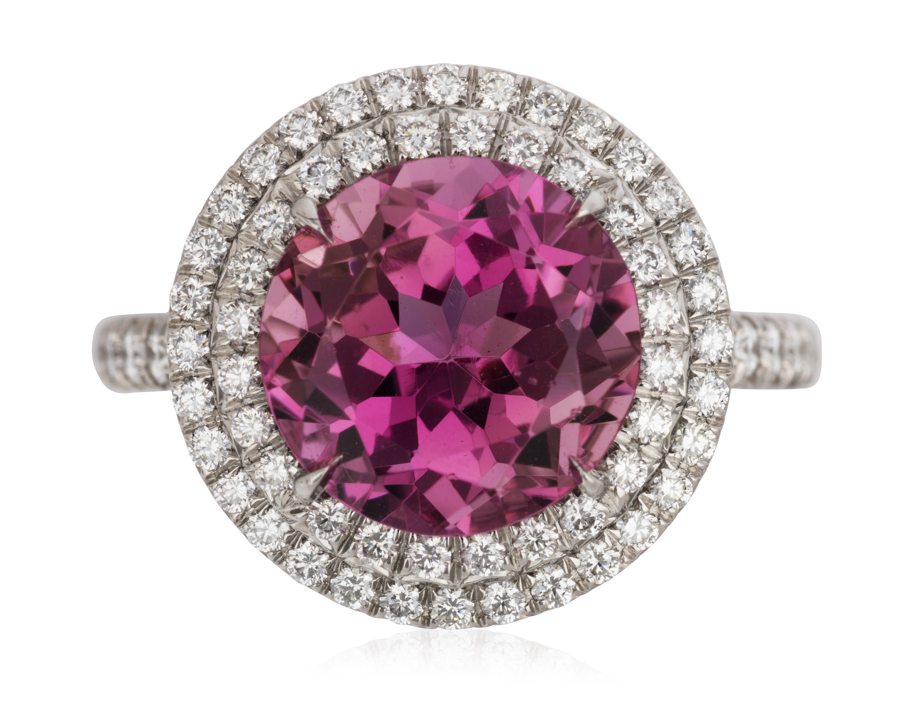 TIFFANY CO. SOLESTE PINK TOURMALINE AND DIAMOND RING Christie s