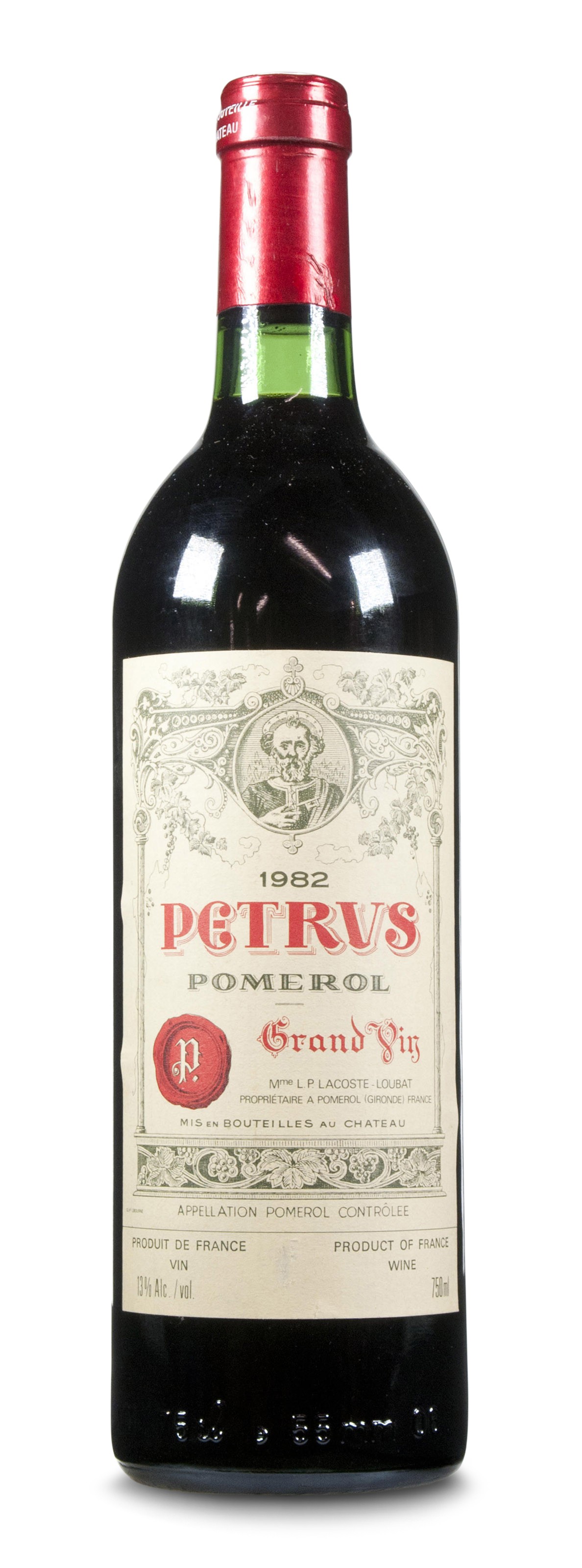 Petrus 1982, Pomerol, cru exceptionnel Christie’s