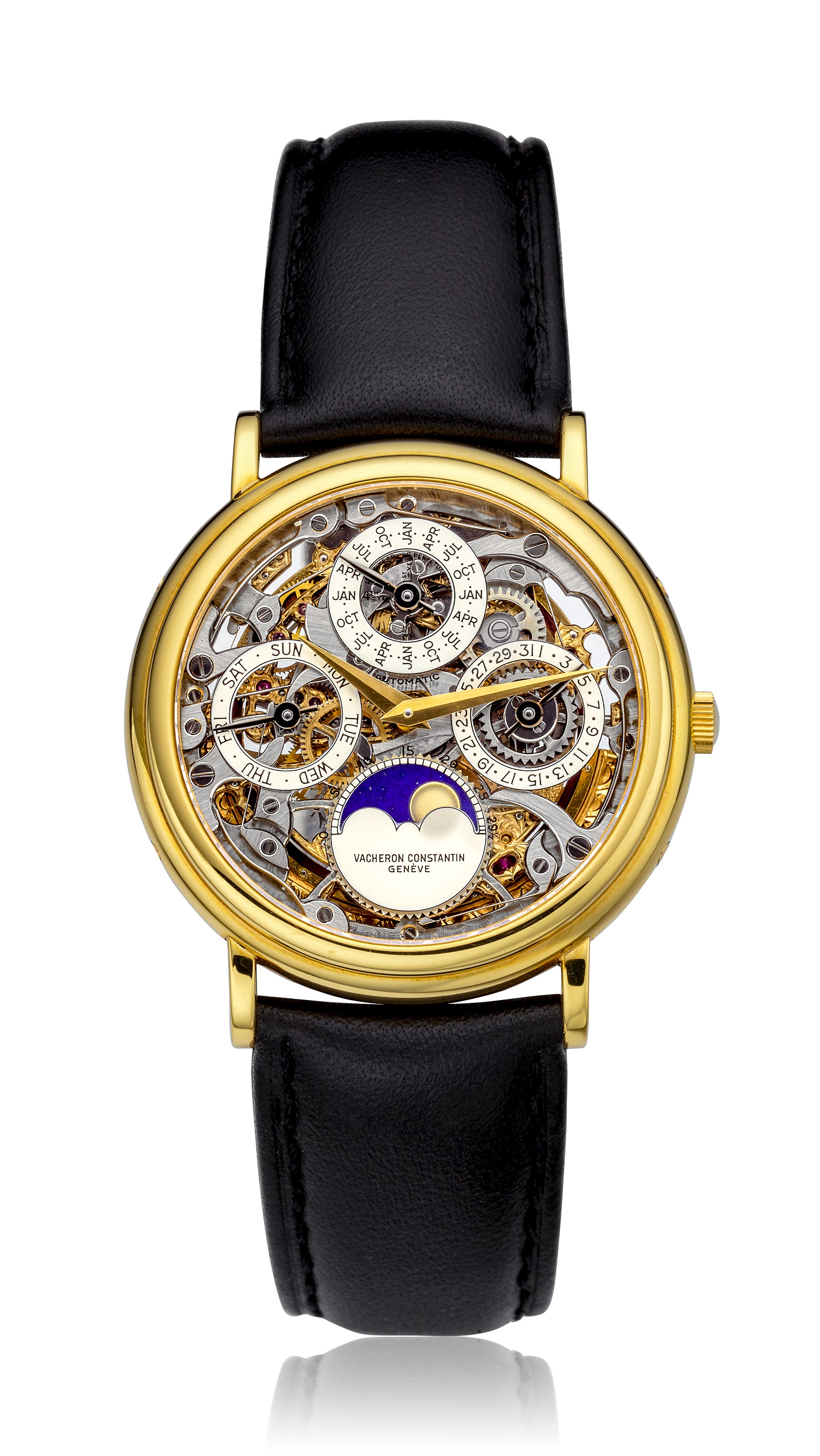 VACHERON CONSTANTIN, SKELETONIZED PERPETUAL CALENDAR WITH MOON PHASES