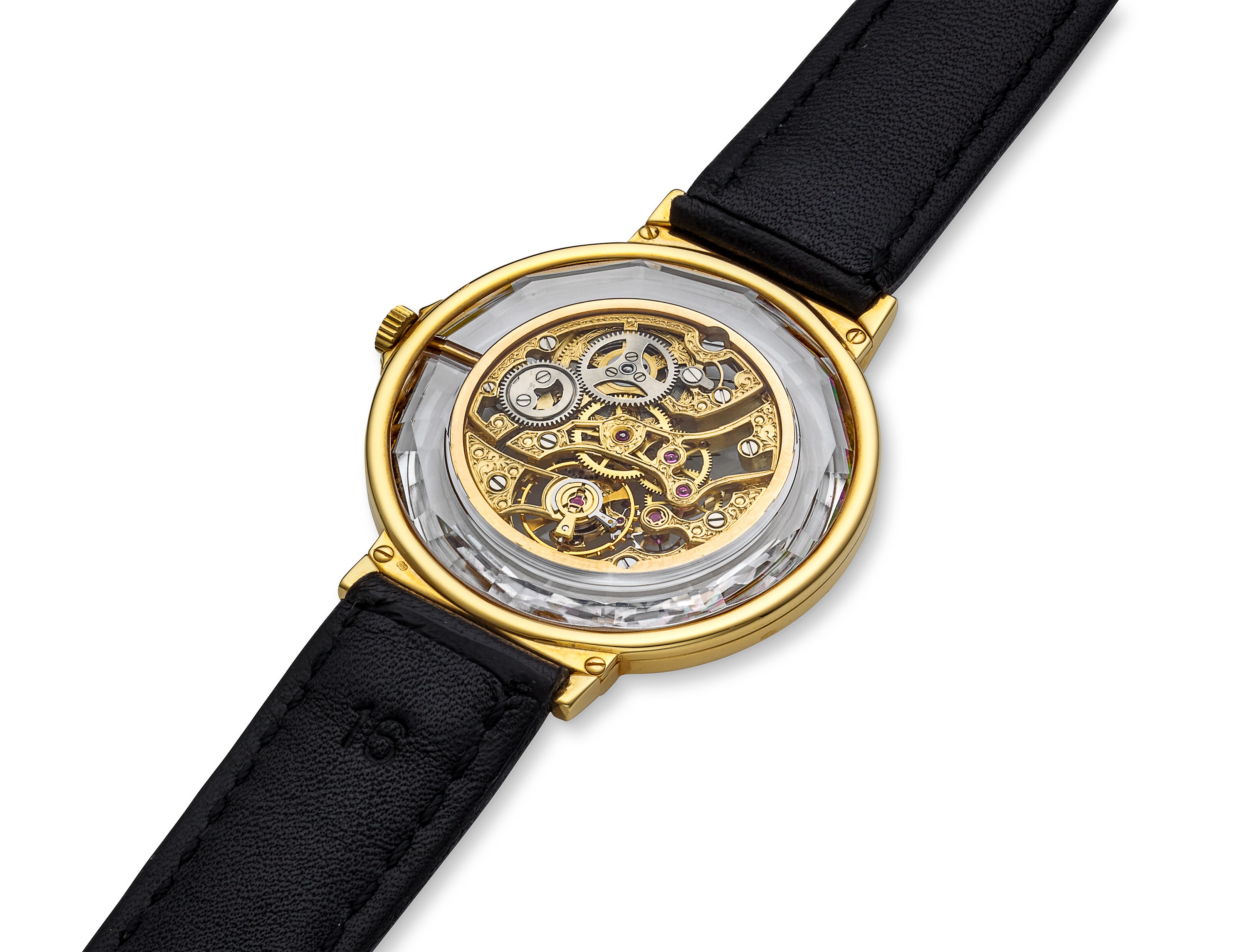 CORUM, 18K AND DIAMOND SKELETONIZED WATCH, | Christie's