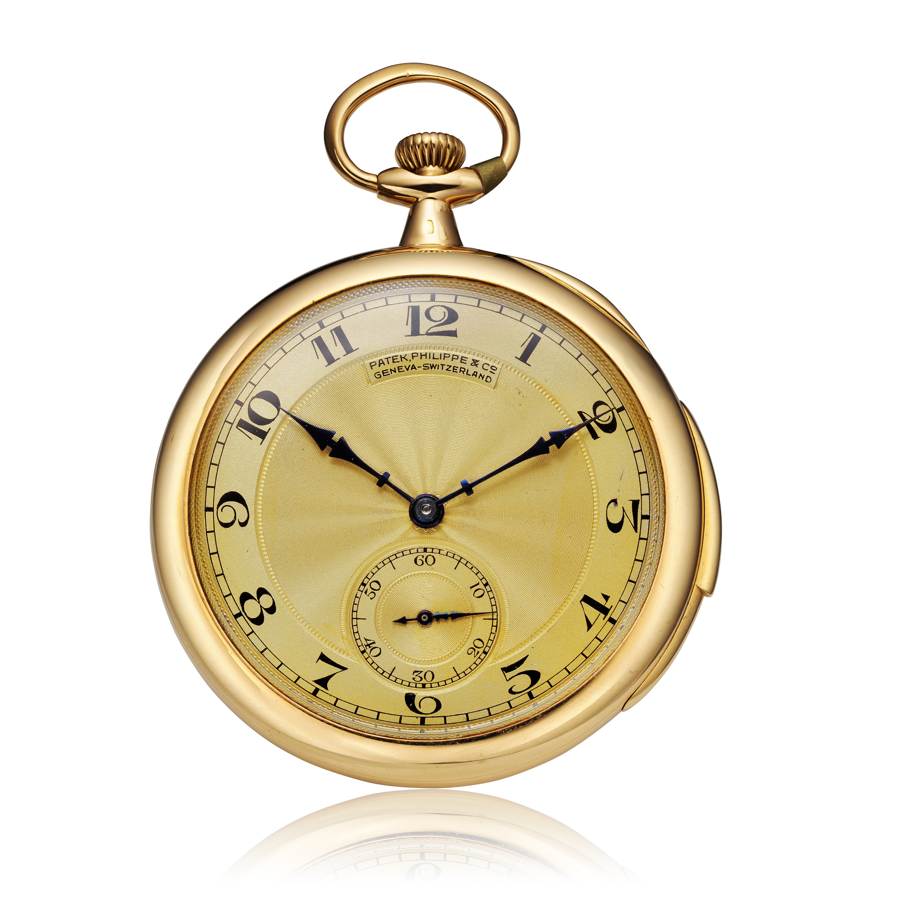 PATEK PHILIPPE, 18K OPENFACE MINUTEREPEATING POCKET WATCH, Christie’s